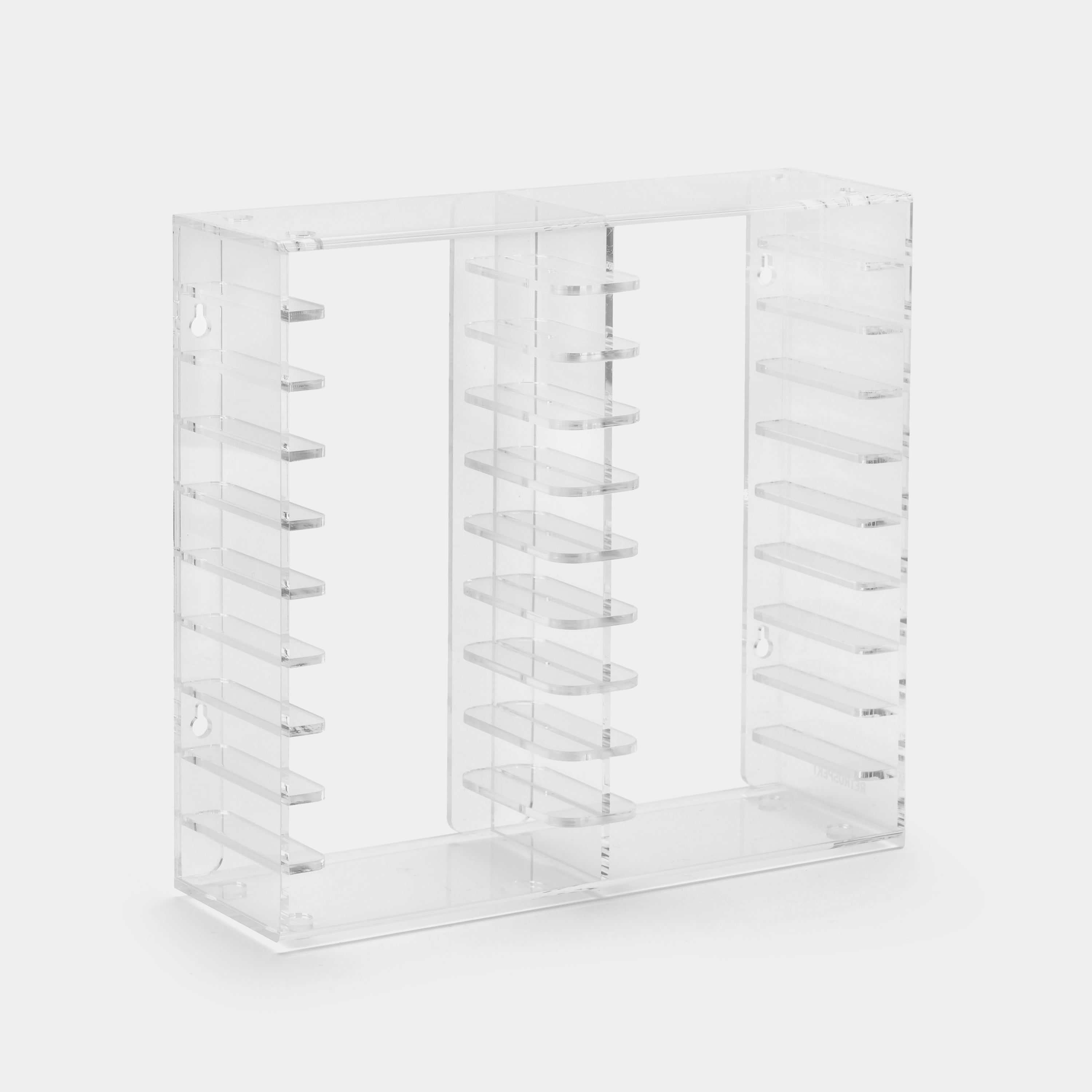 Acrylic Cassette Tape Storage Rack for 20 Cassettes