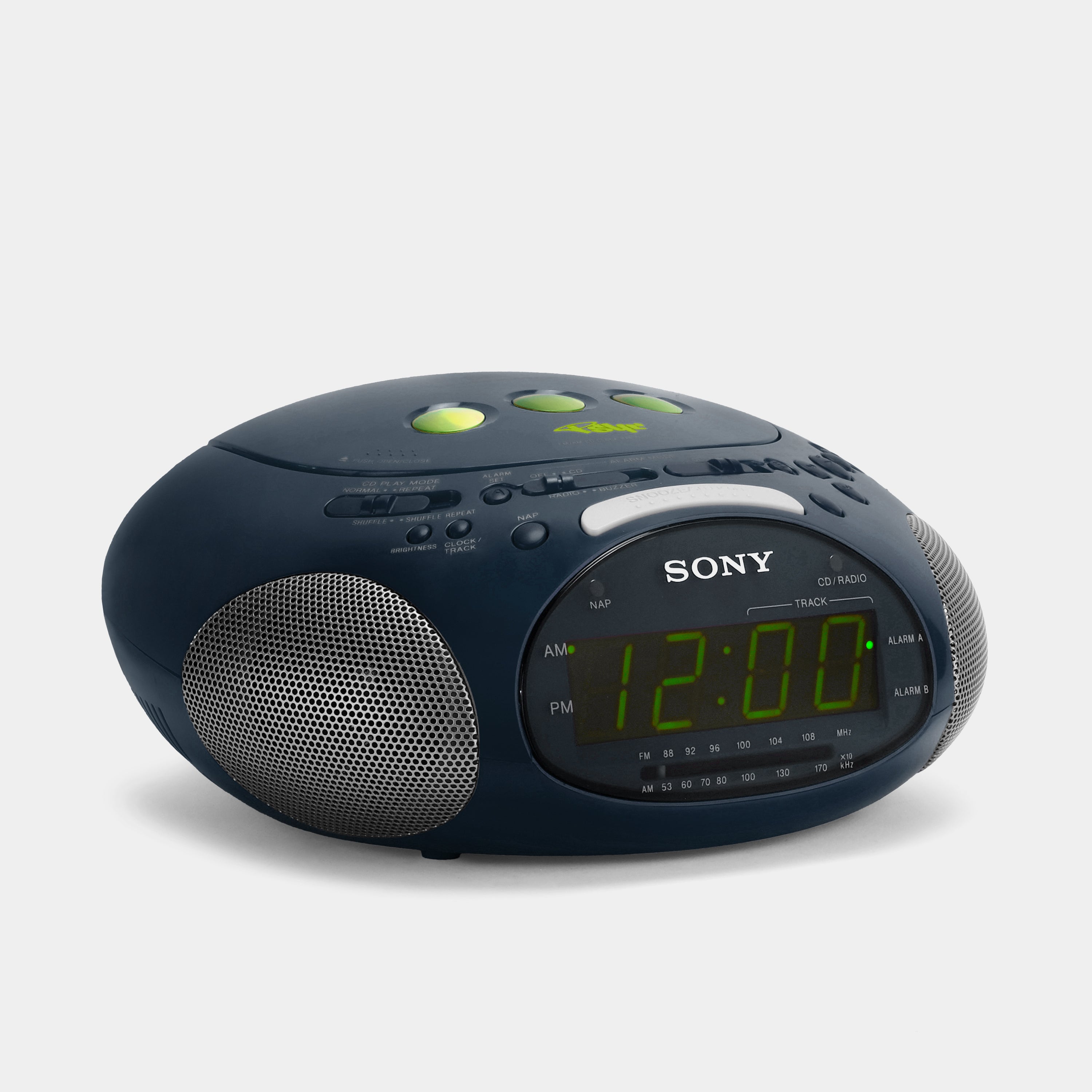 Sony Psyc ICF-CD831 Blue Dream Machine AM/FM CD Clock Radio