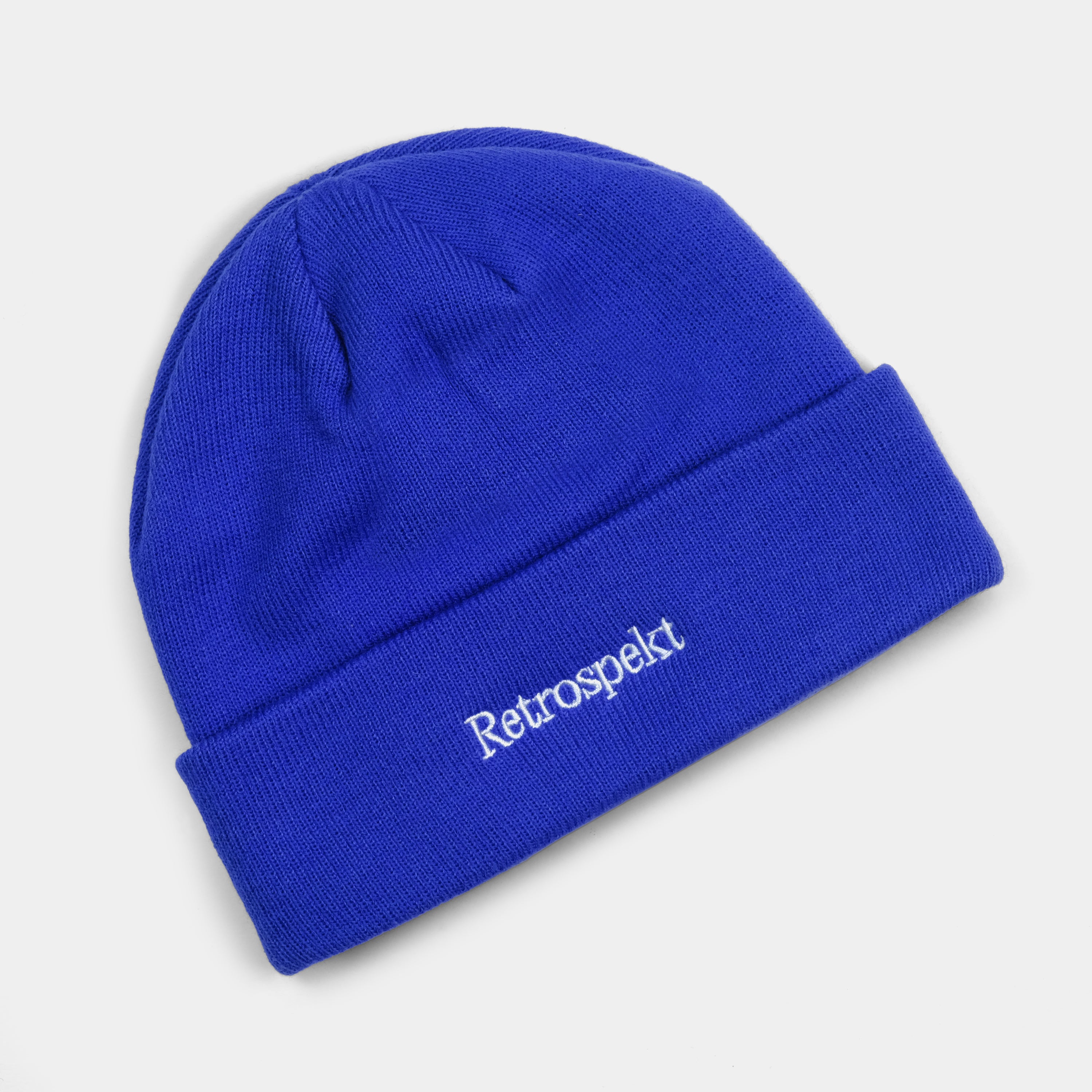 Retrospekt Blue Knit "Do It On Film" Beanie Hat