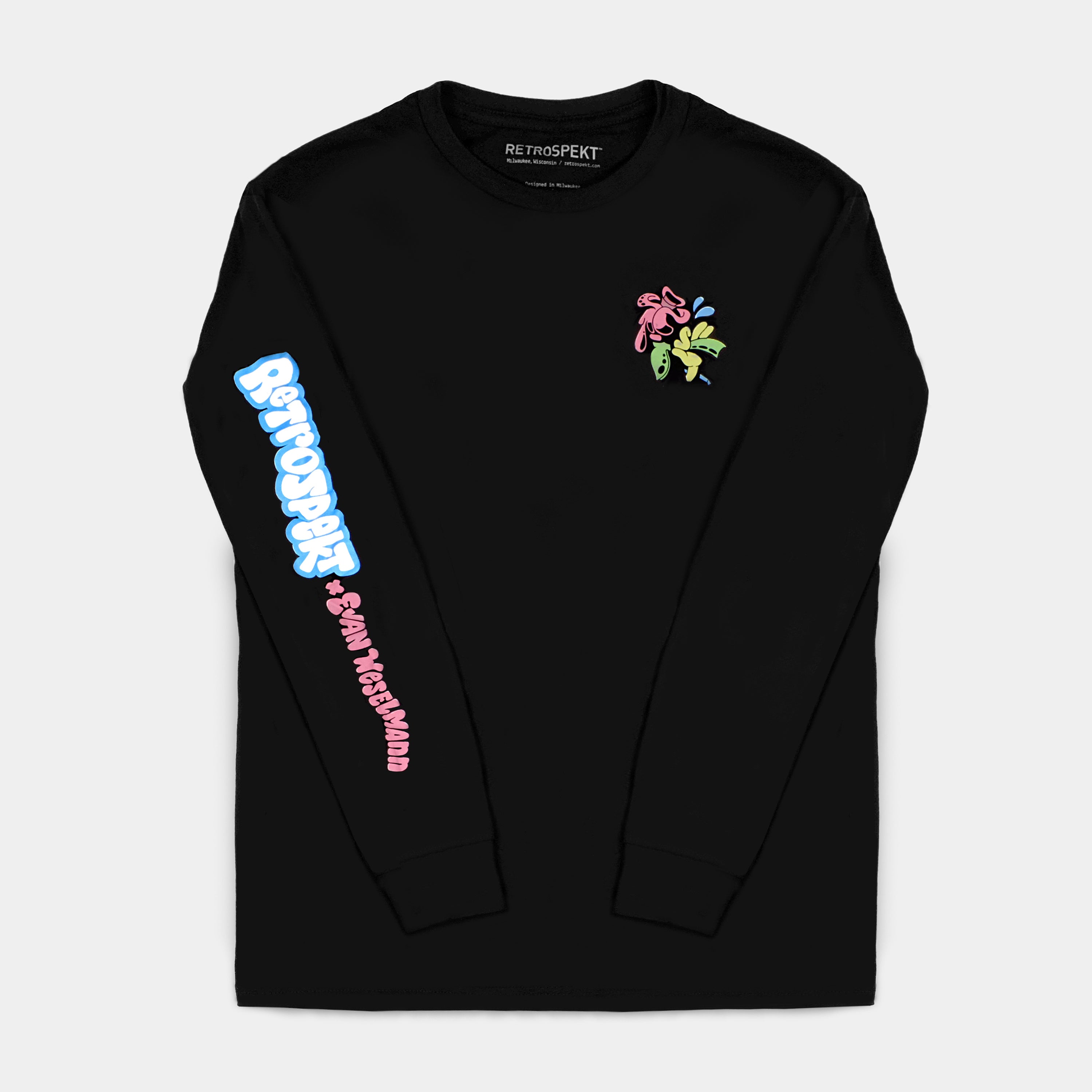 Evan Weselmann x Retrospekt Black Long Sleeve Shirt