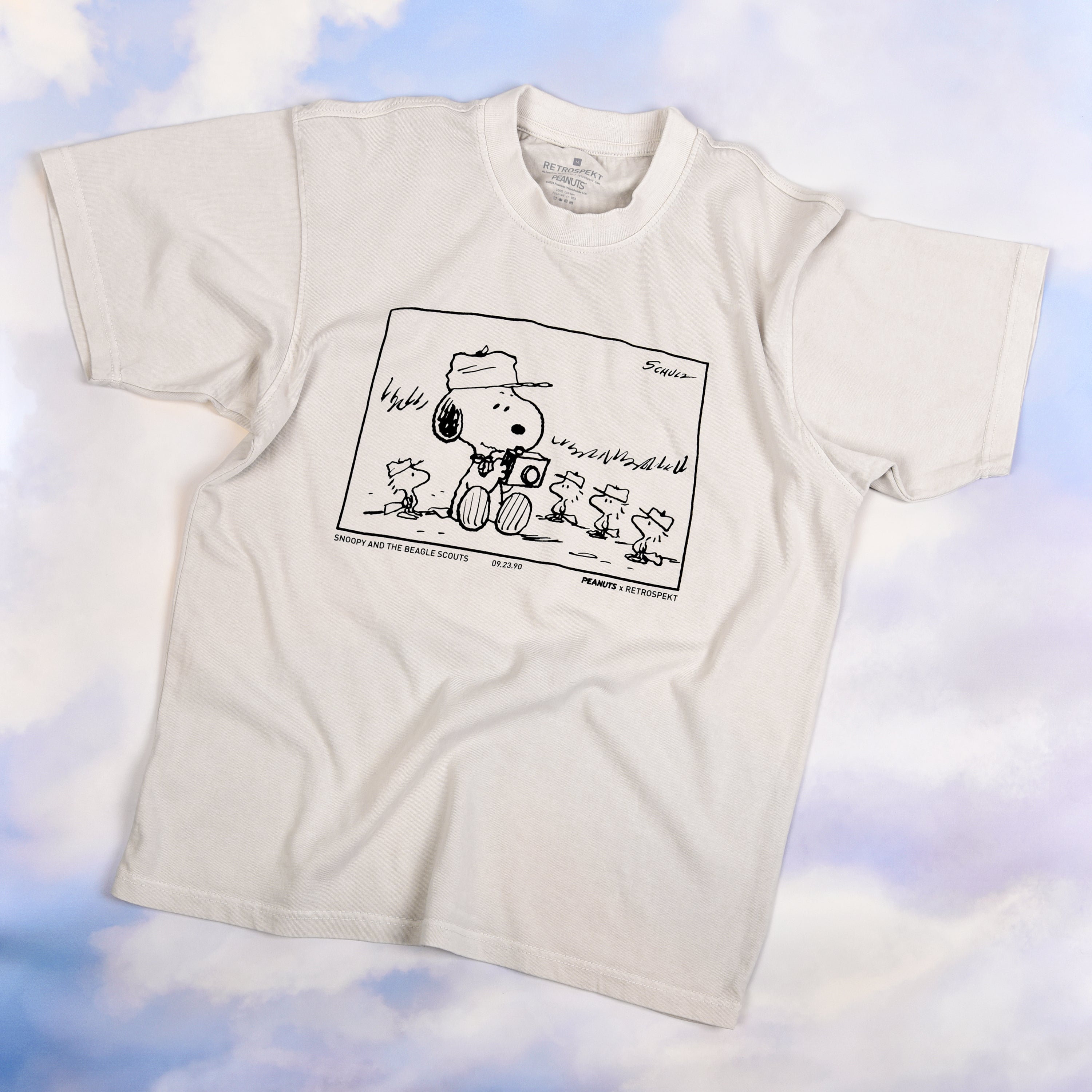 Peanuts x Retrospekt Beagle Scouts Camera T-Shirt