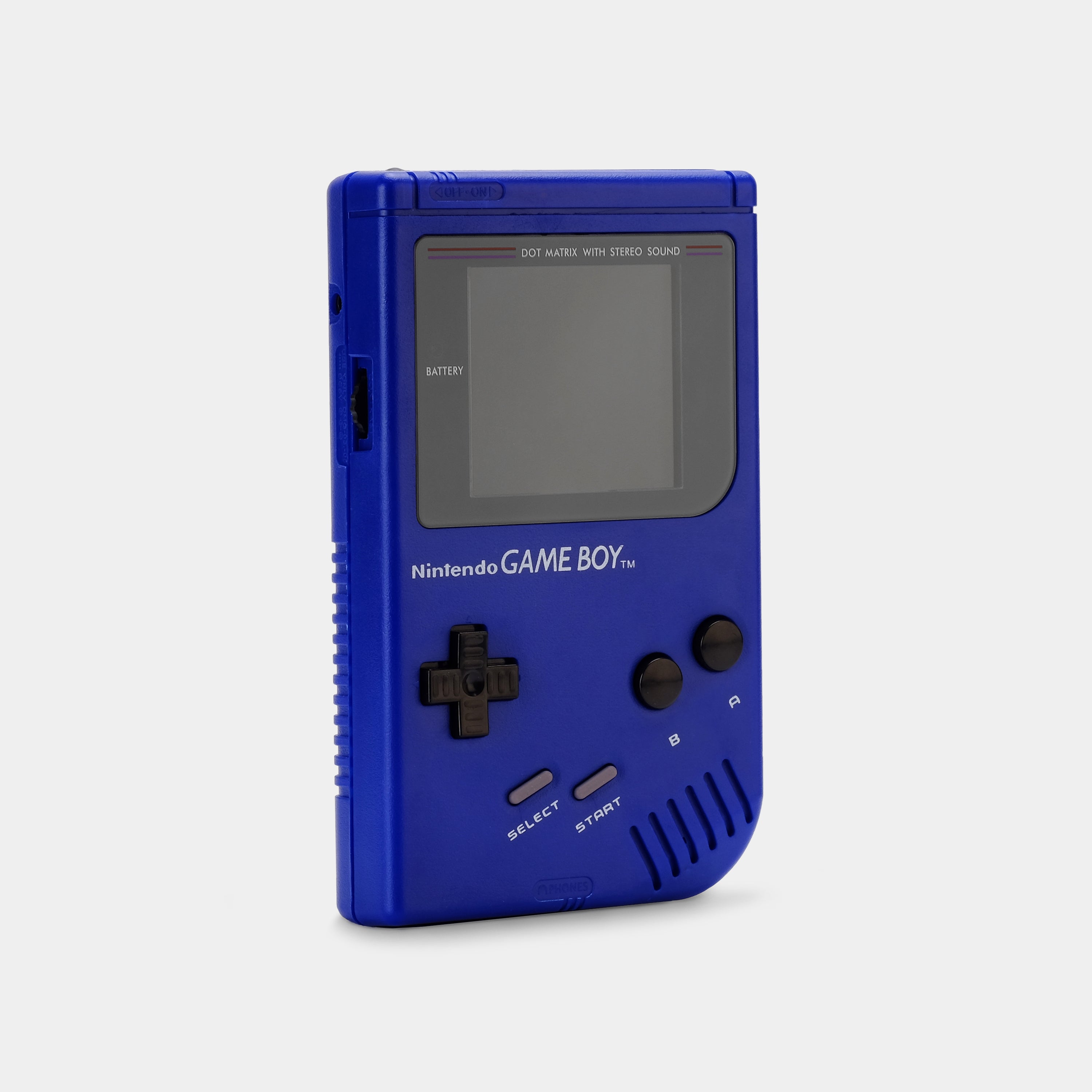 Nintendo Game Boy Blue Game Console With Multicolor Backlight