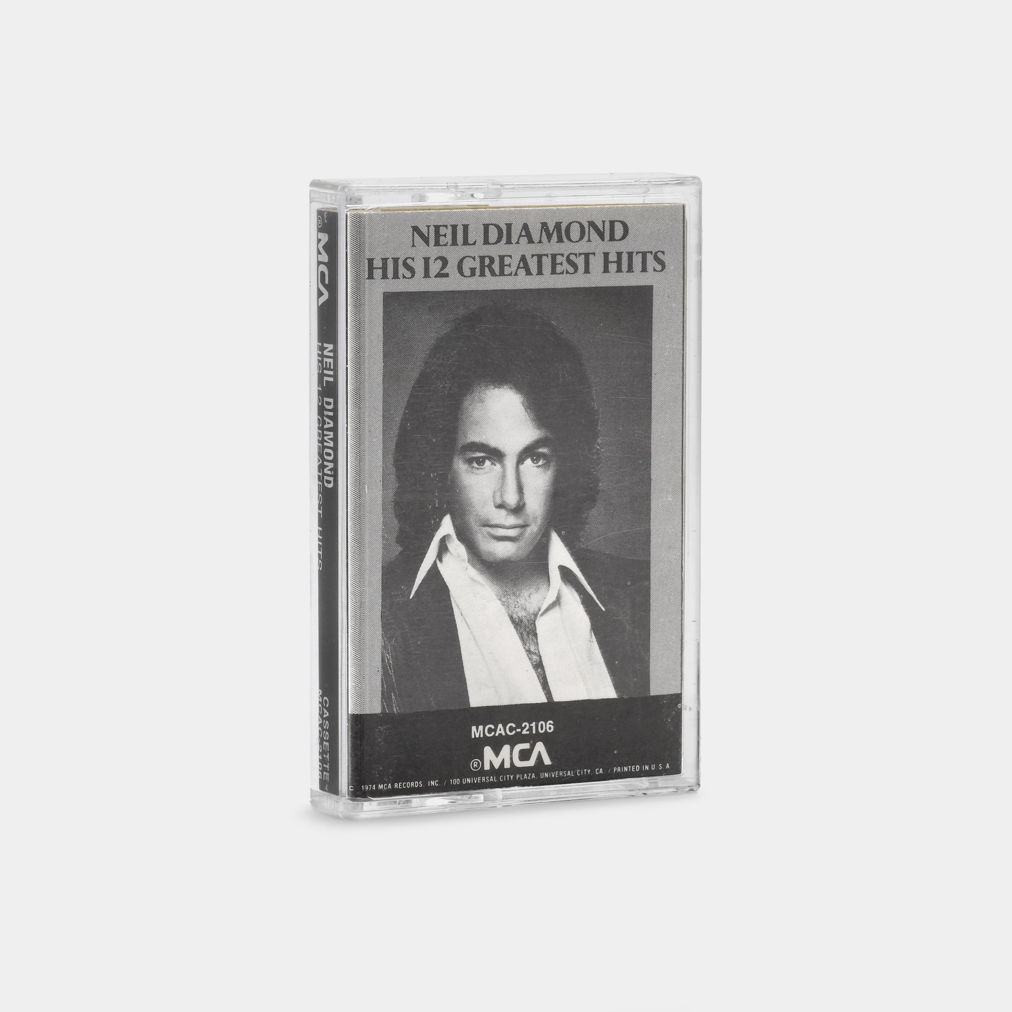 Neil Diamond - His 12 Greatest Hits Cassette Tape