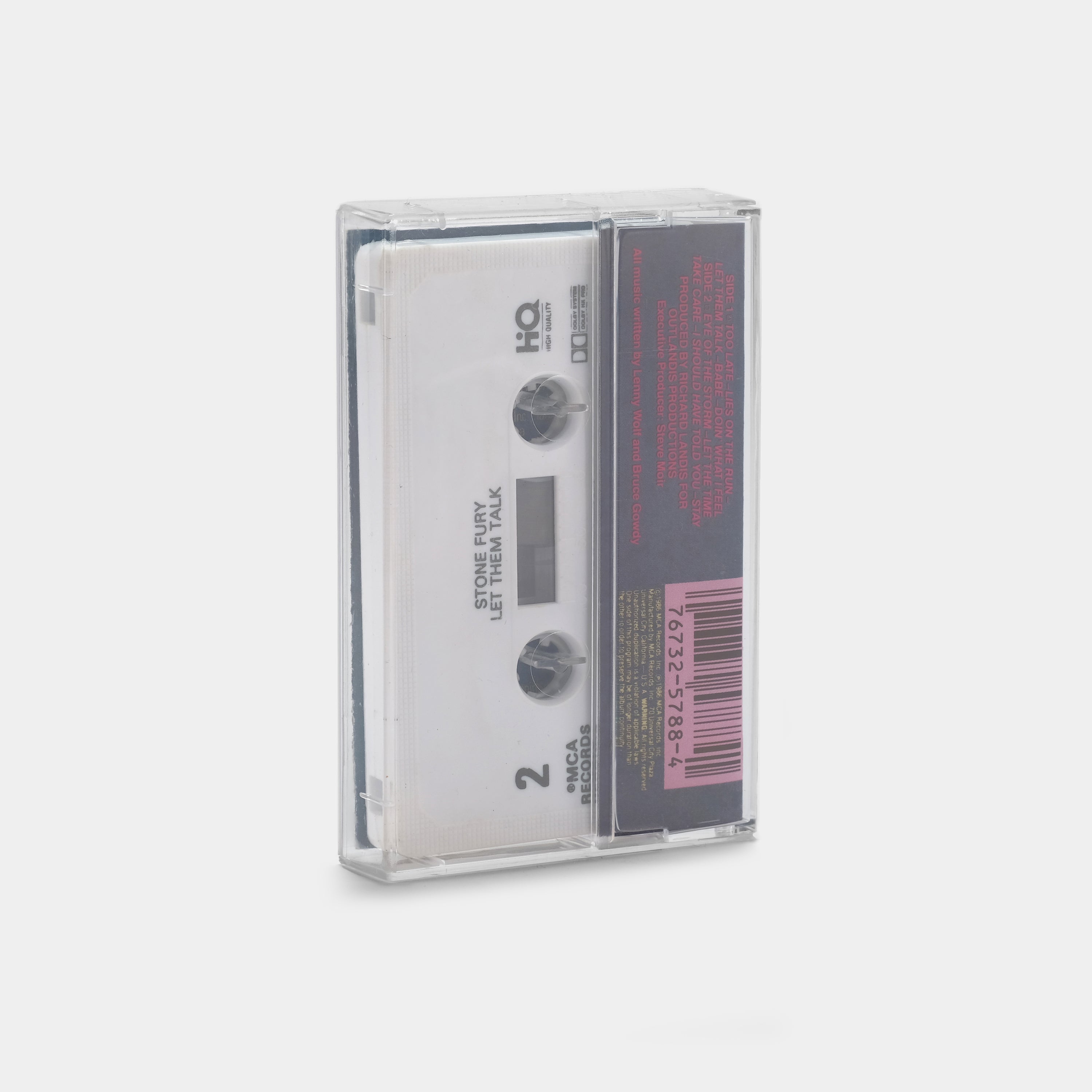 Stone Fury - Let Them Talk Cassette Tape