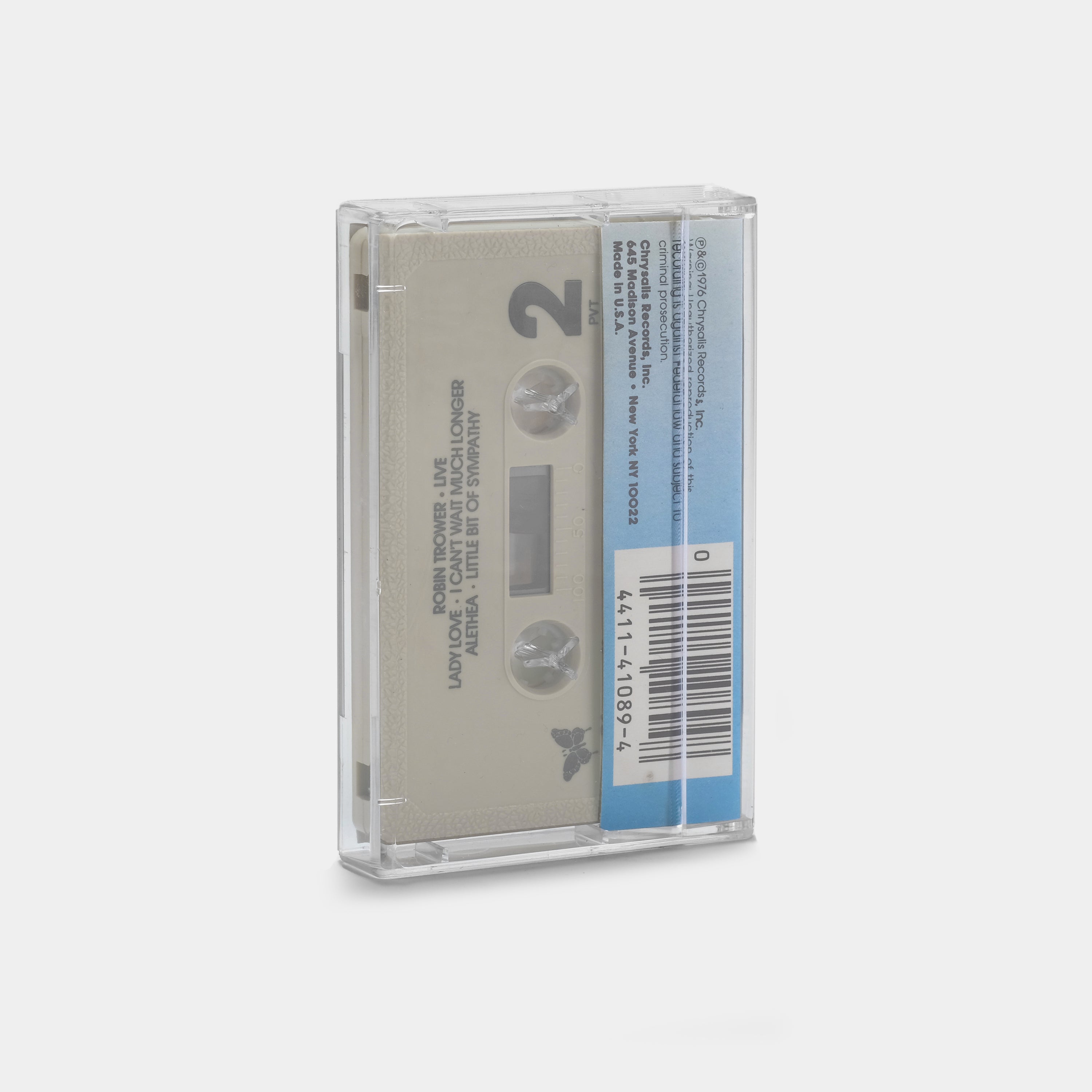 Robin Trower - Robin Trower Live! Cassette Tape
