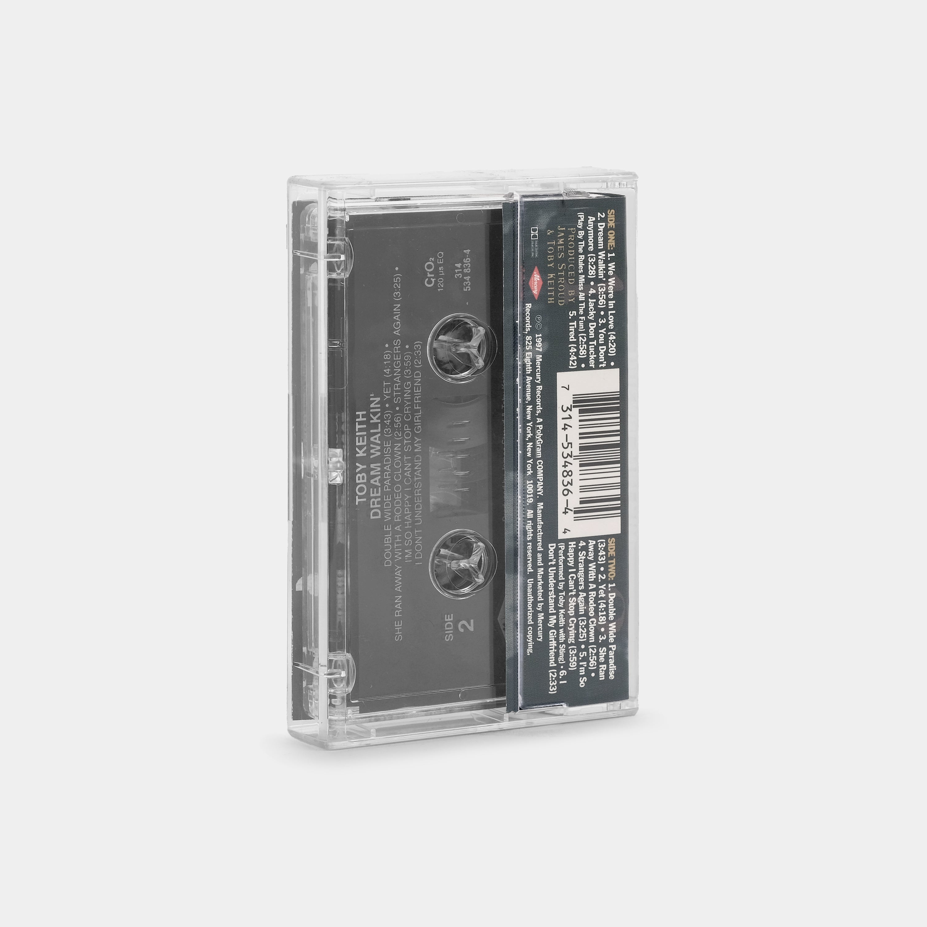 Toby Keith - Dream Walkin' Cassette Tape