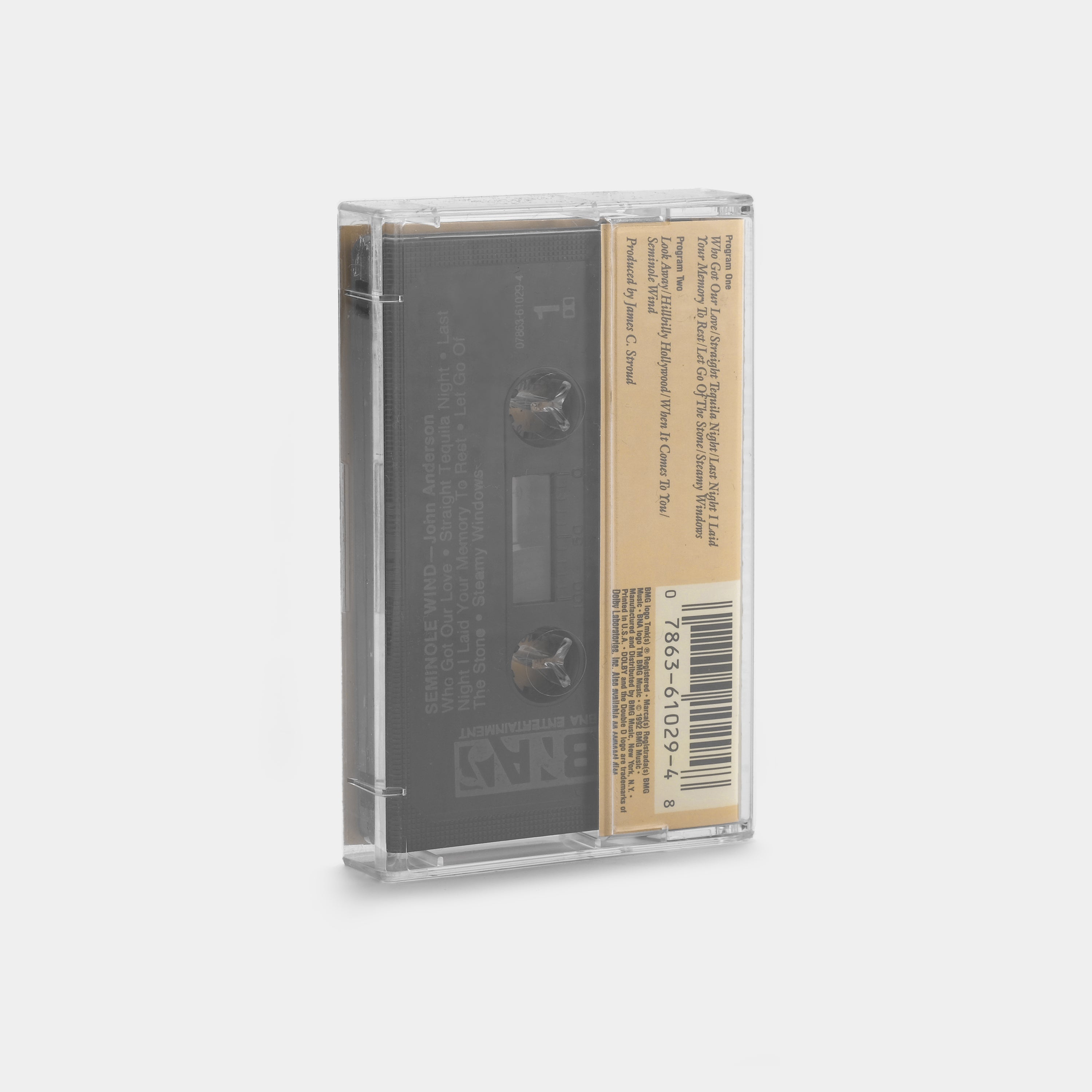 John Anderson - Seminole Wind Cassette Tape