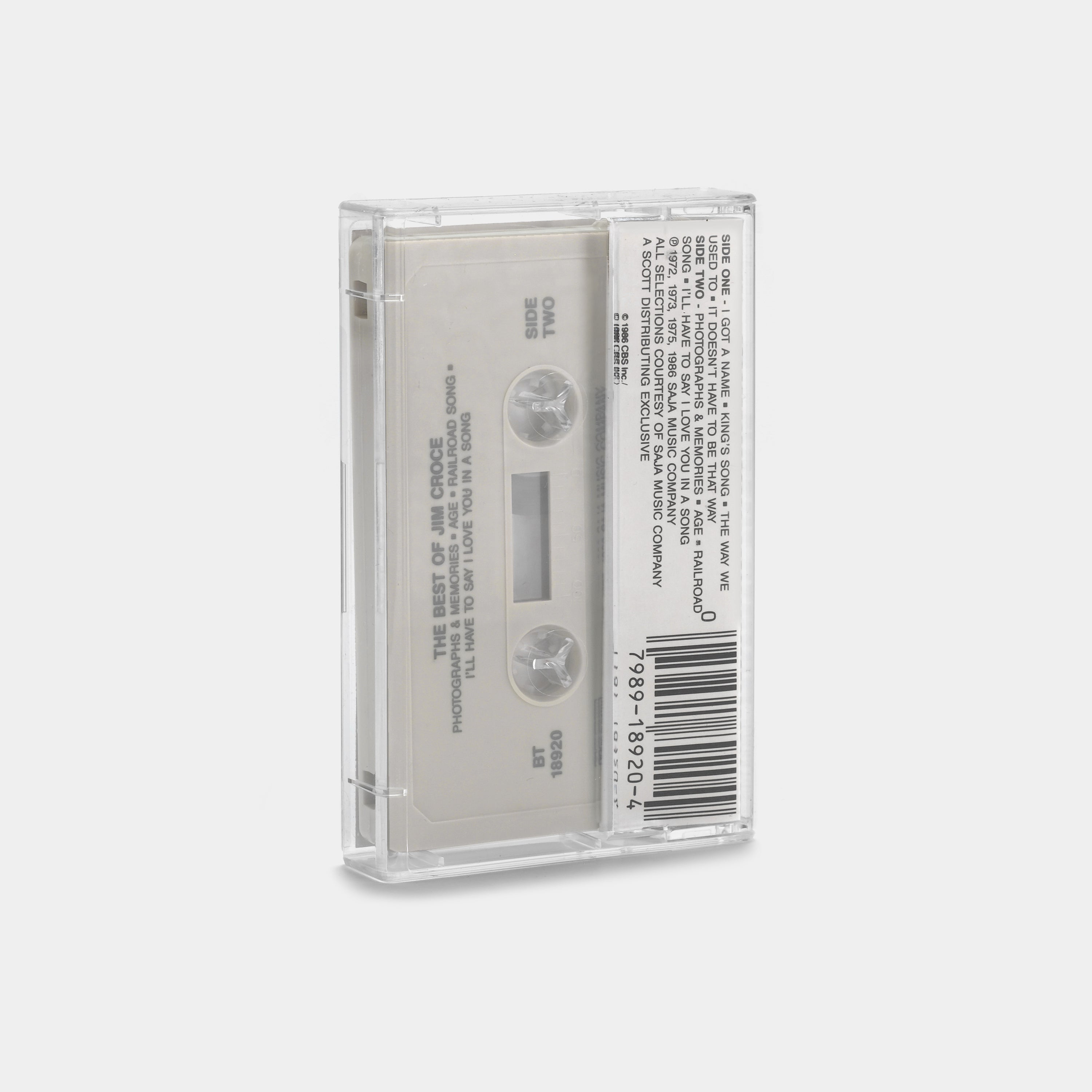 Jim Croce - The Best of Jim Croce - Vol. 2 Cassette Tape