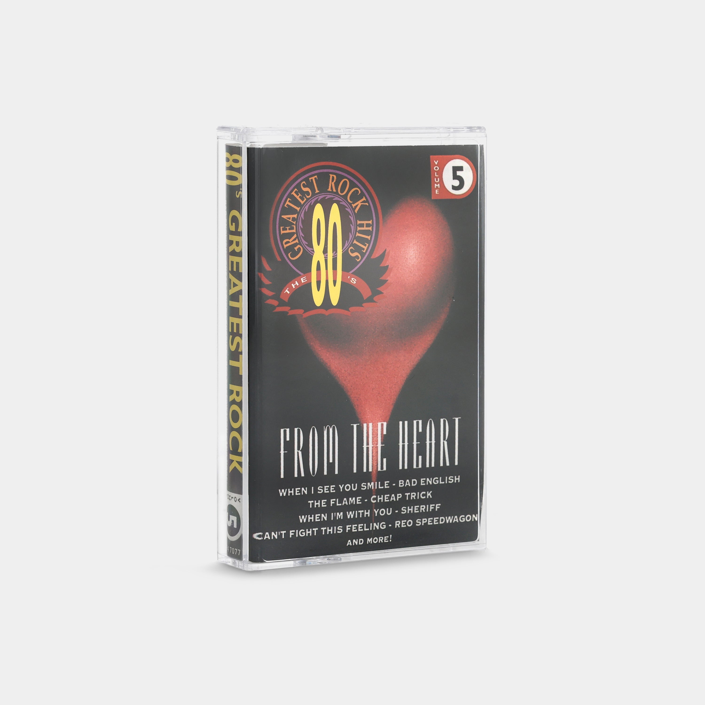 The 80's Greatest Rock Hits Volume 5 From The Heart Cassette Tape