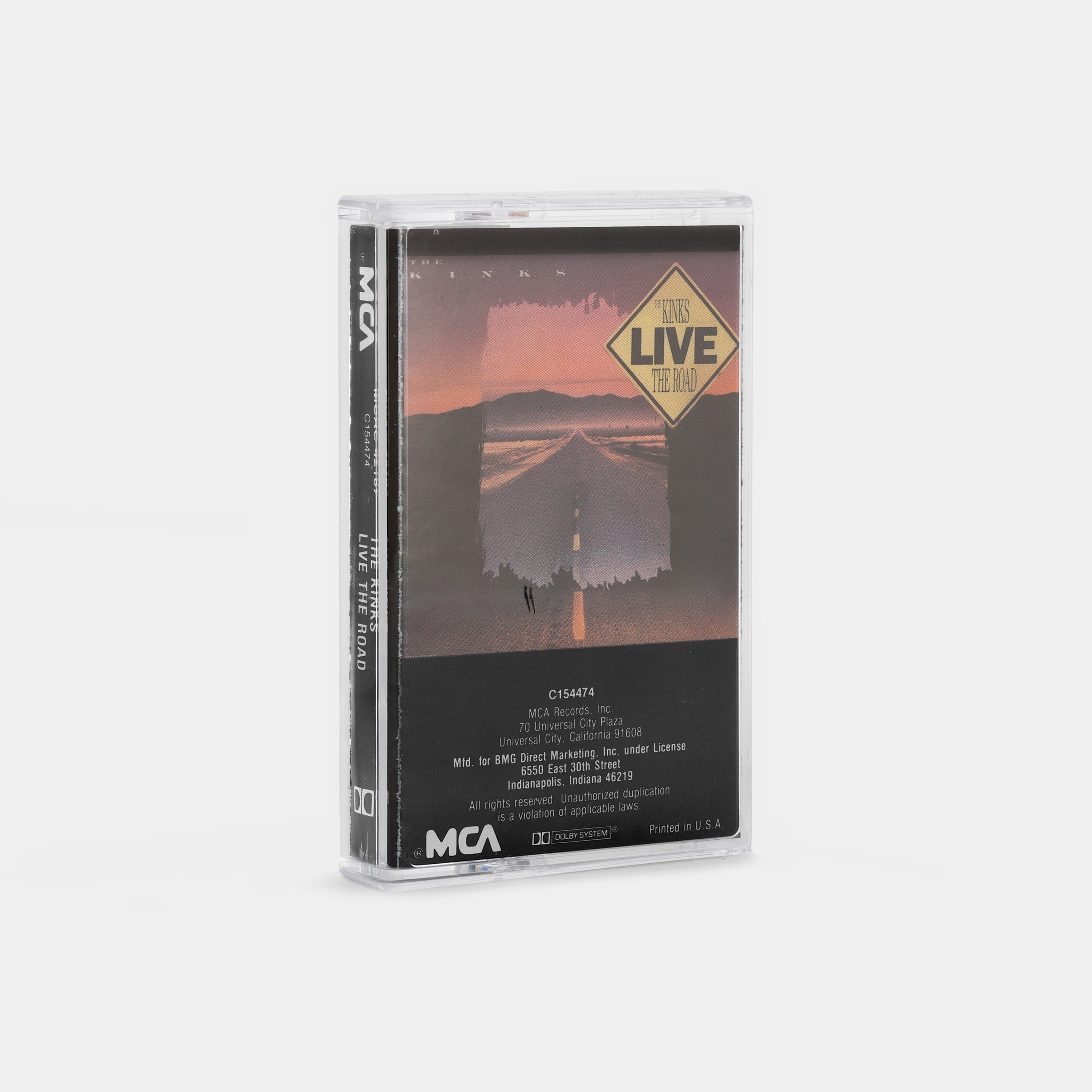 The Kinks - Live The Road Cassette Tape