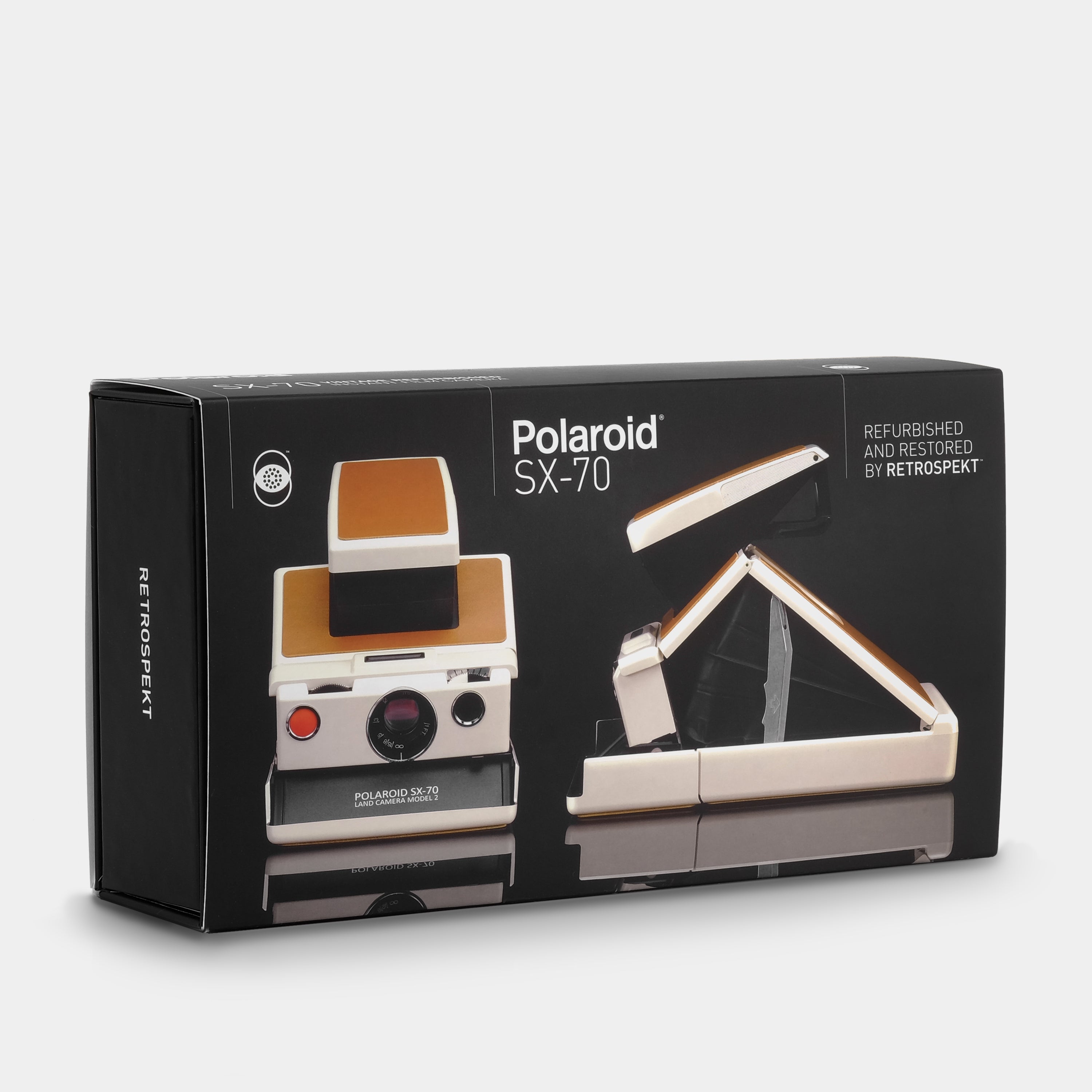 Polaroid SX-70 Model 2 White Folding Instant Film Camera