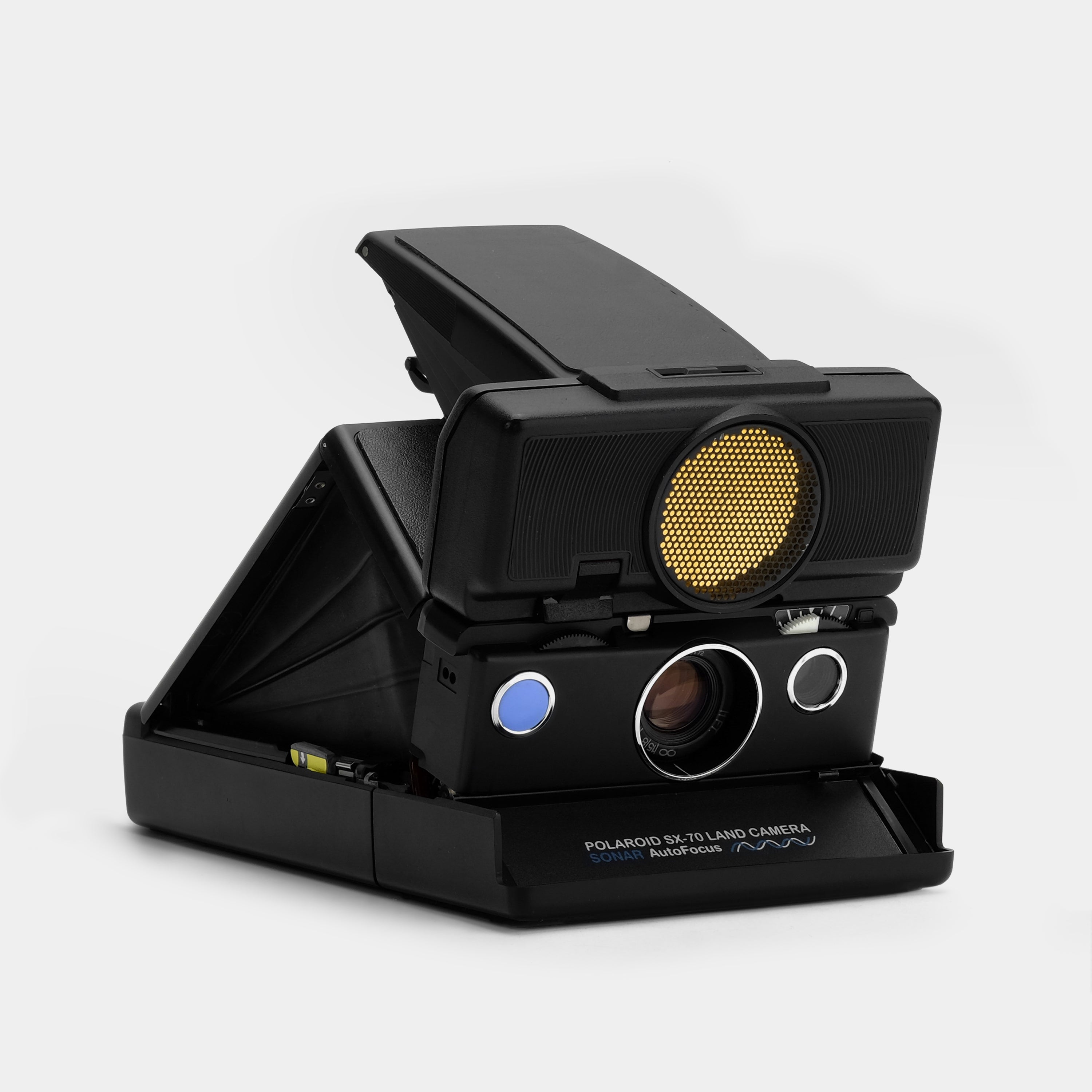 Polaroid SX-70 Sonar Autofocus Black Folding Instant Film Camera