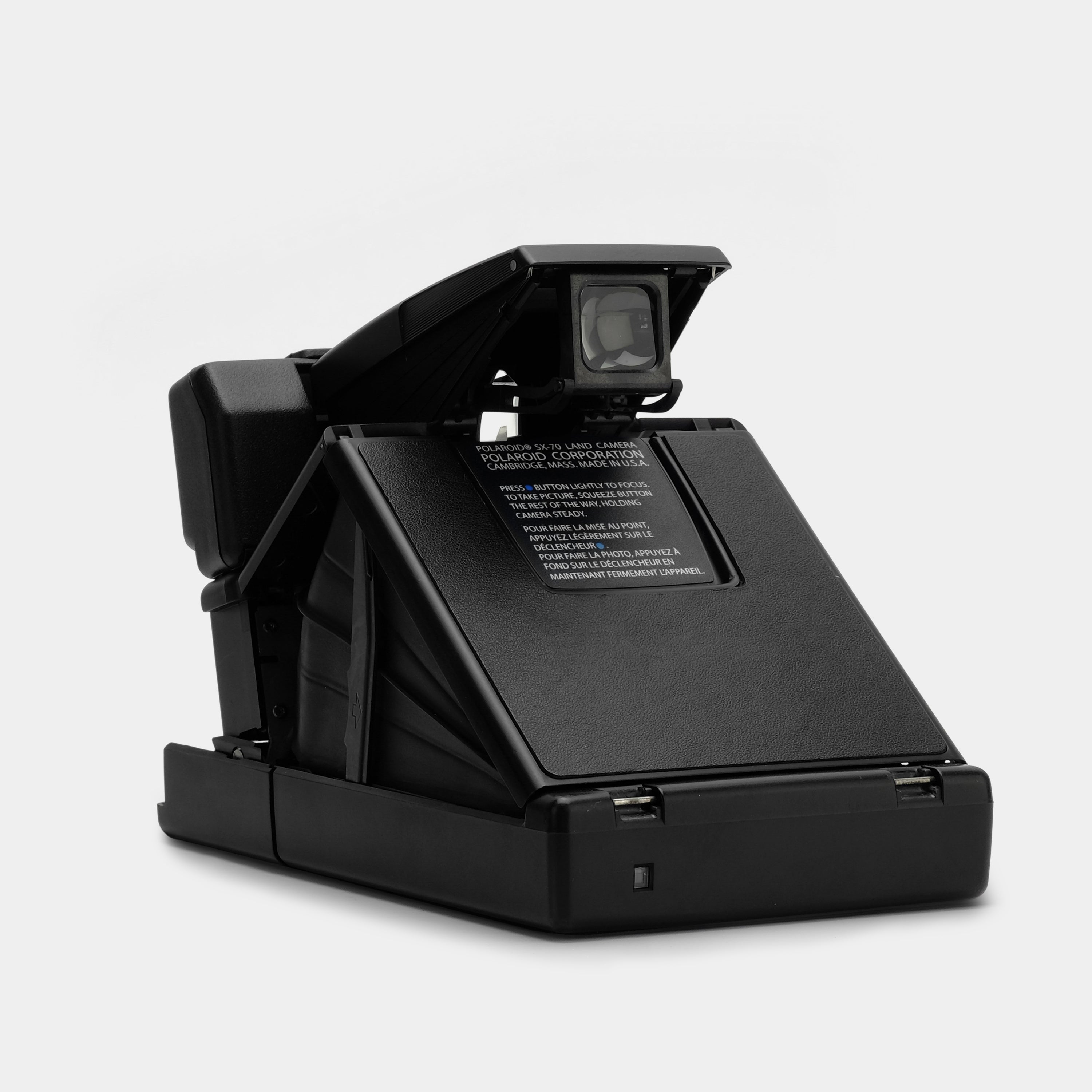 Polaroid SX-70 Sonar Autofocus Black Folding Instant Film Camera