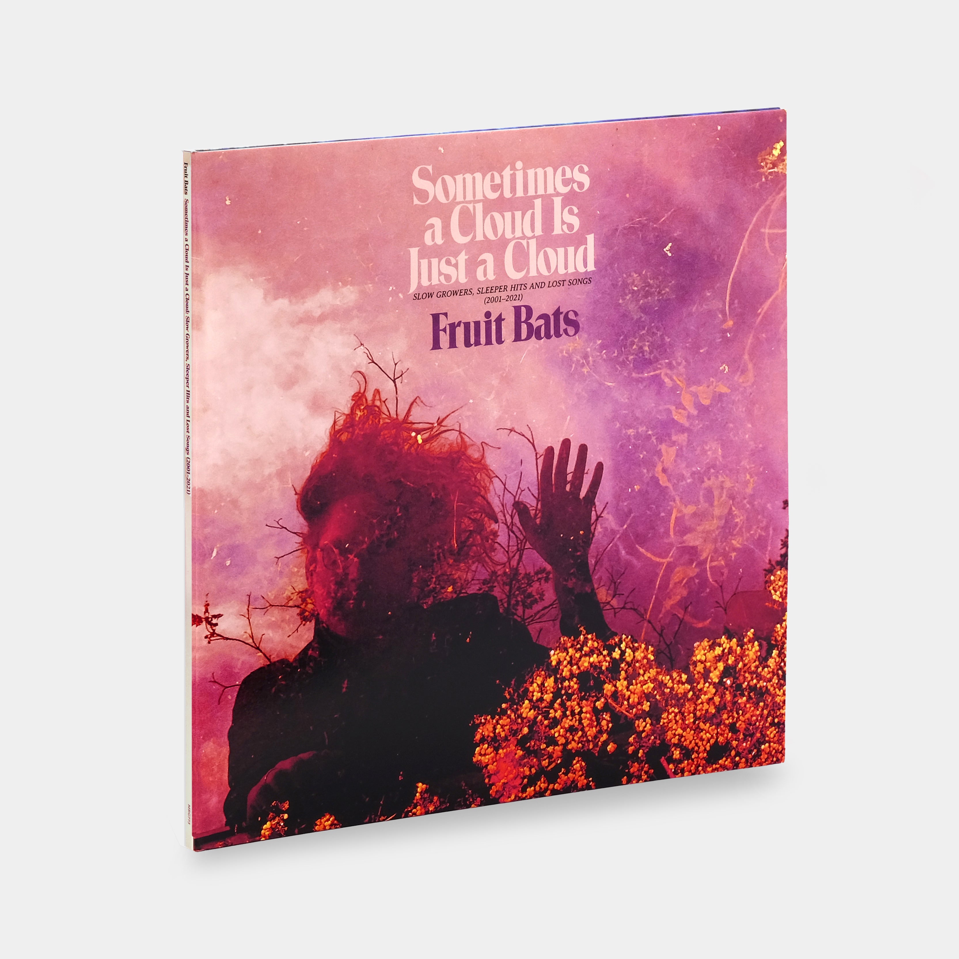 Fruit Bats - Sometimes a Cloud Is Just a Cloud: Slow Growers, Sleeper Hits, and Lost Songs (2001-2021) 2xLP Pink & Violet Swirl Vinyl Record
