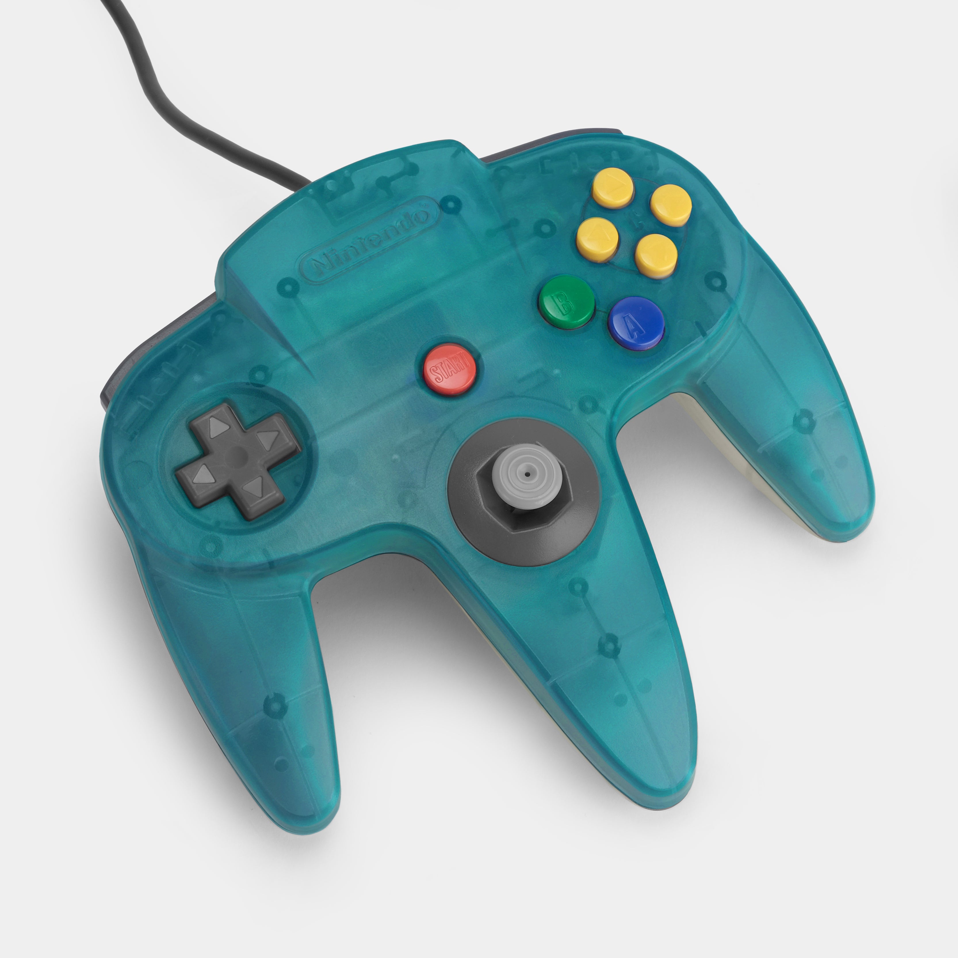 Nintendo 64 Clear Teal Controller (B-Grade)