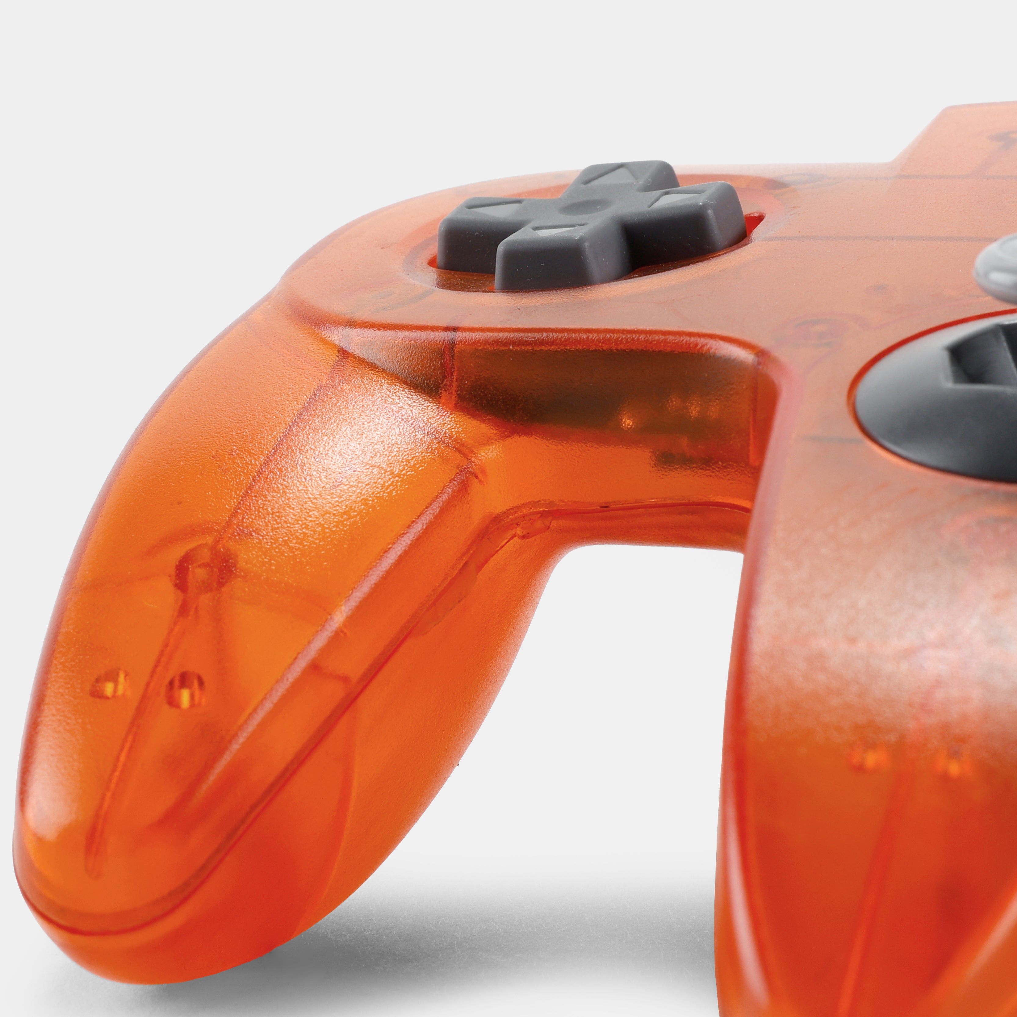 Nintendo 64 Transparent Orange Controller (B-Grade)