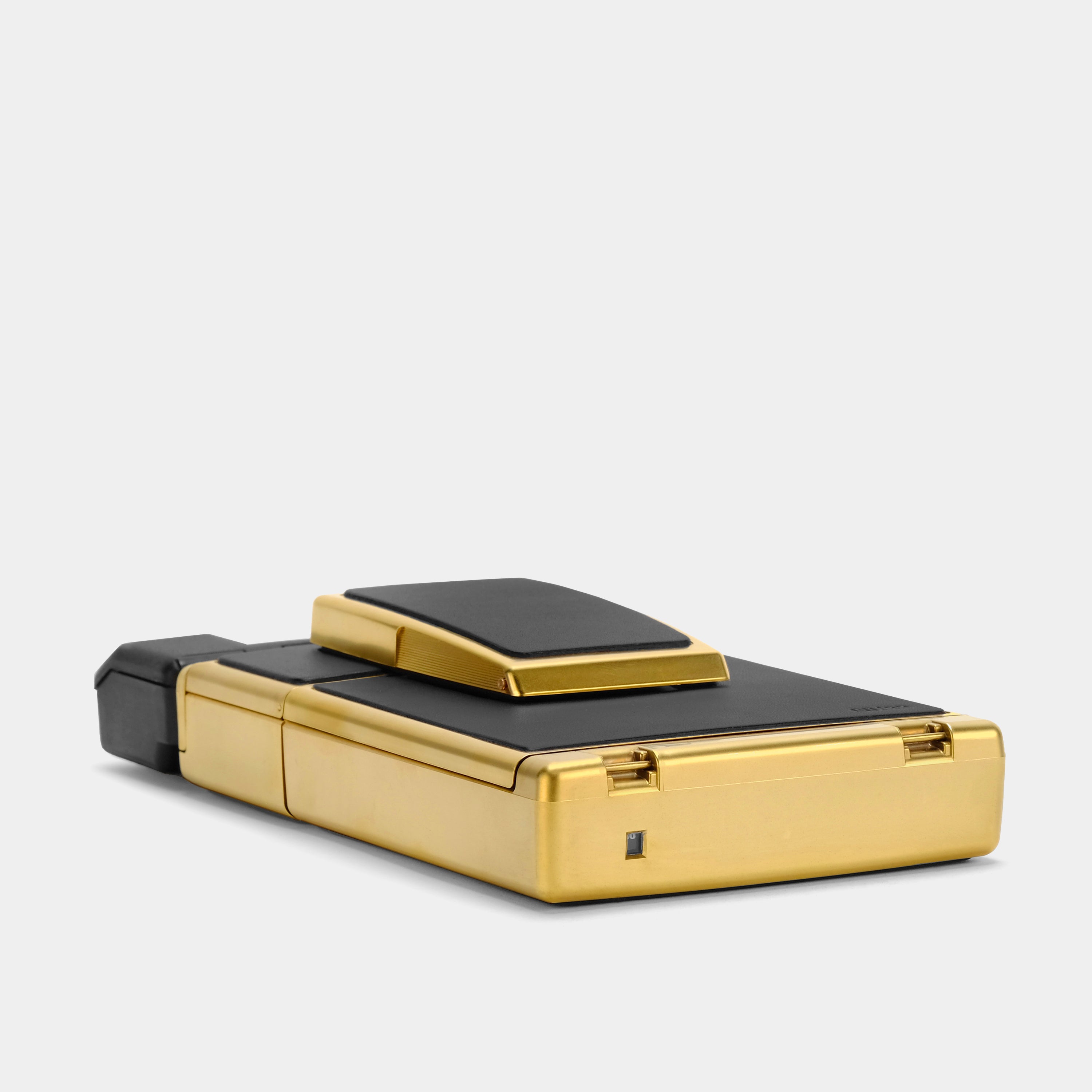 SX-70 Sonar Autofocus "Retrospekt 24K Gold Edition" Instant Film Camera