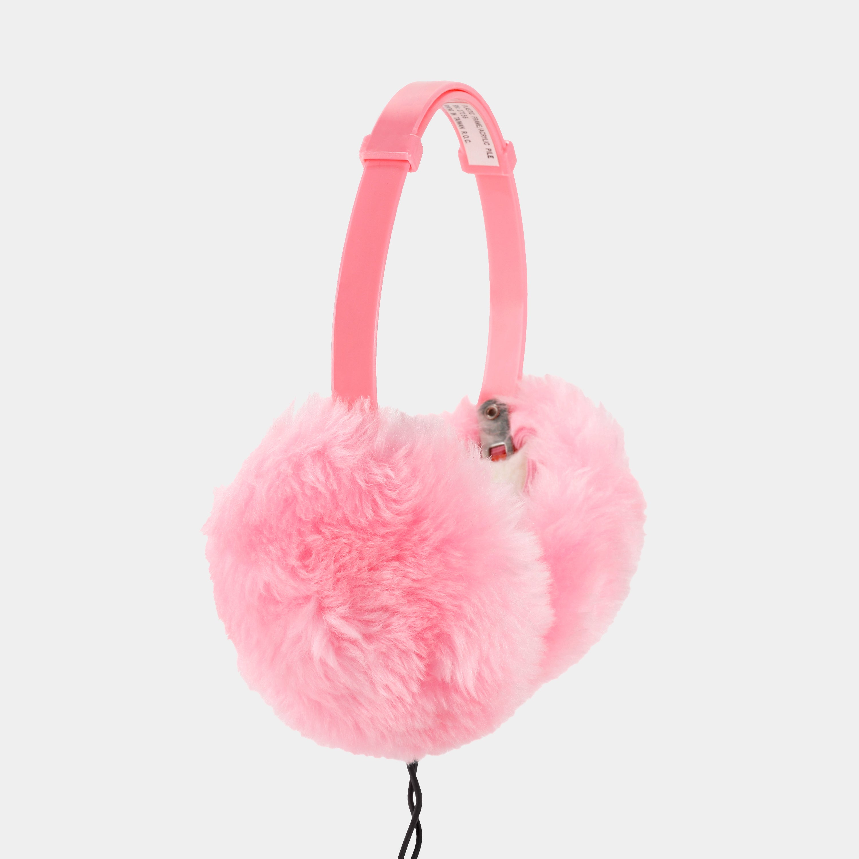 Vintage Pink Earmuff Headphones