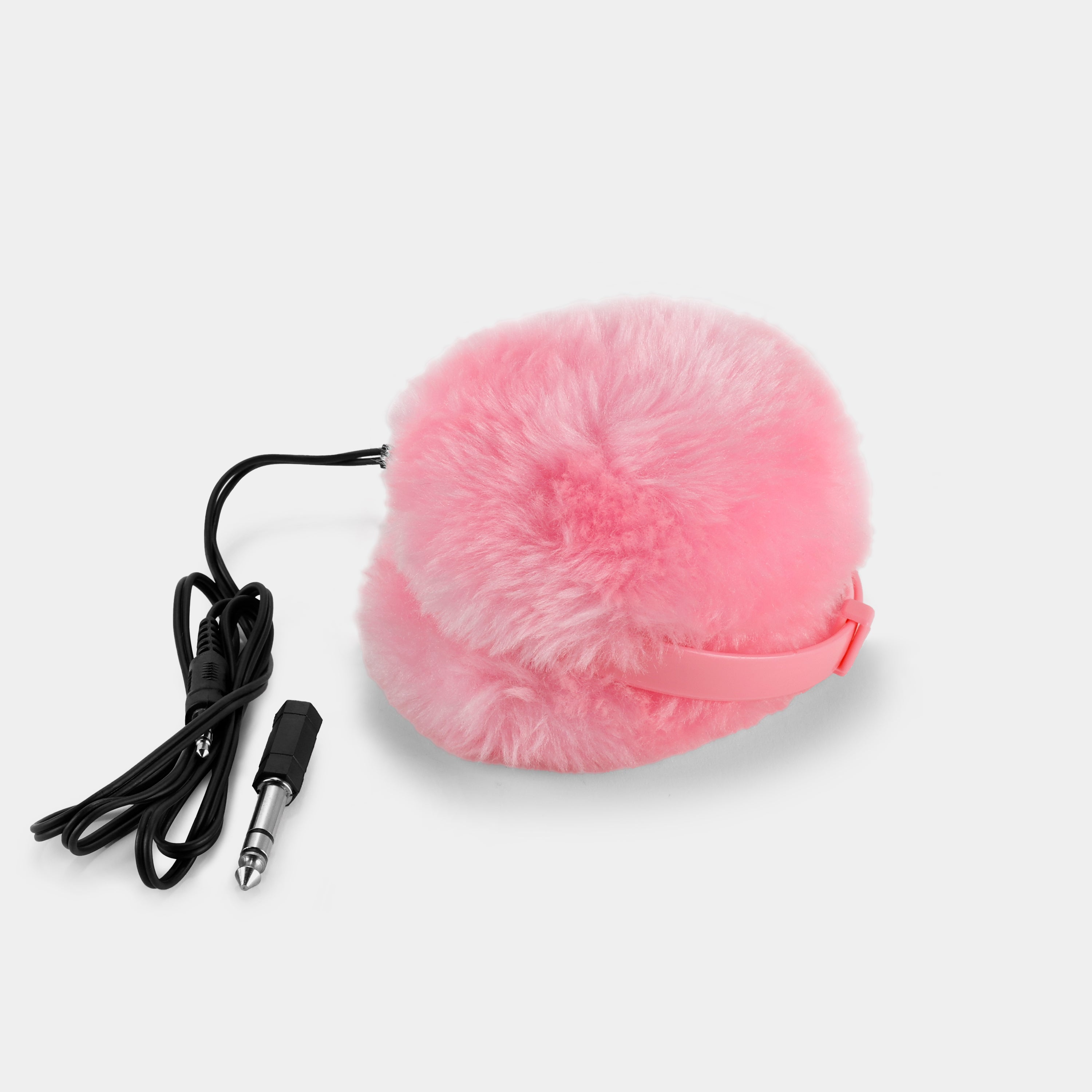 Vintage Pink Earmuff Headphones