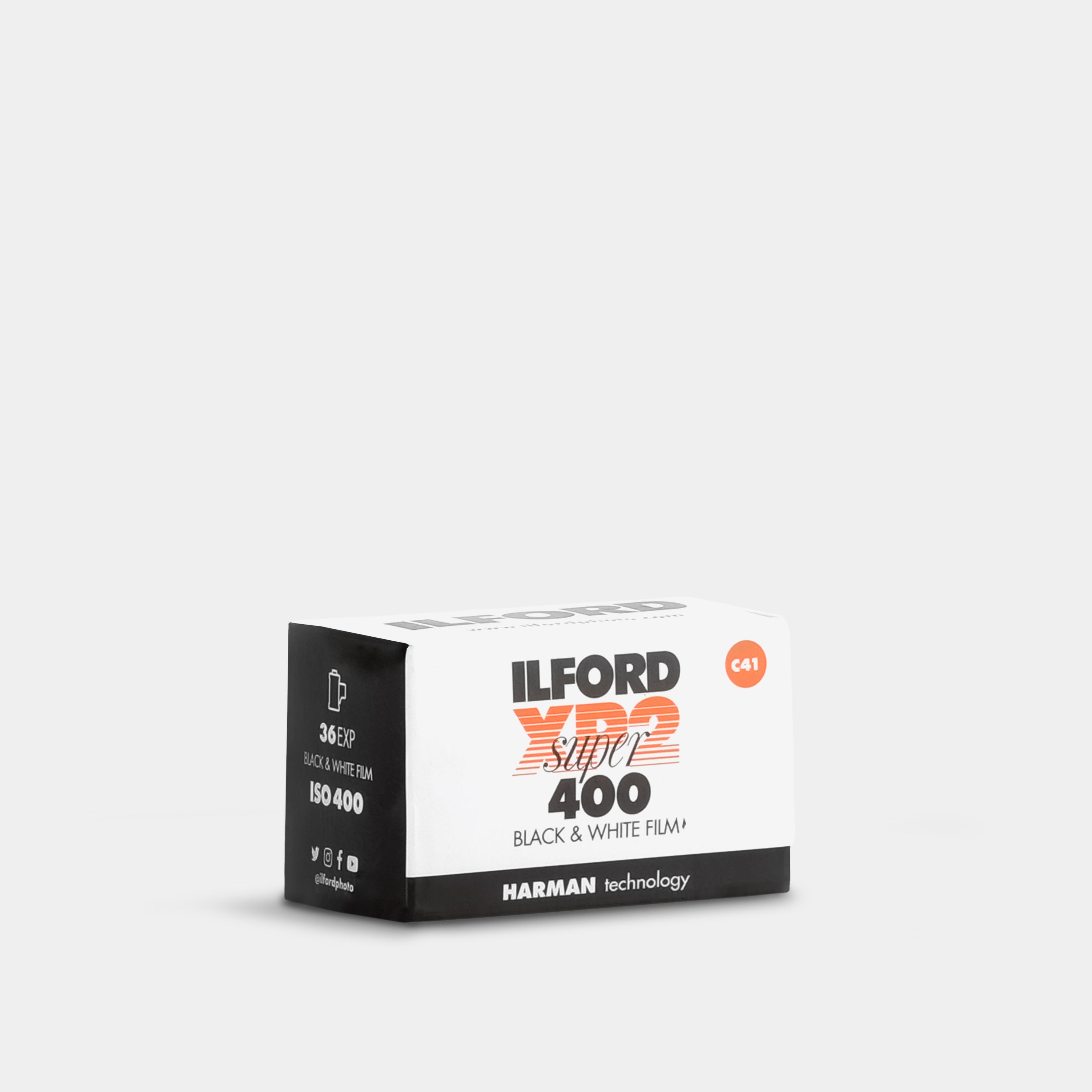 Ilford XP2 Super 400 35mm Black and White 35mm Film (36 Exposures)