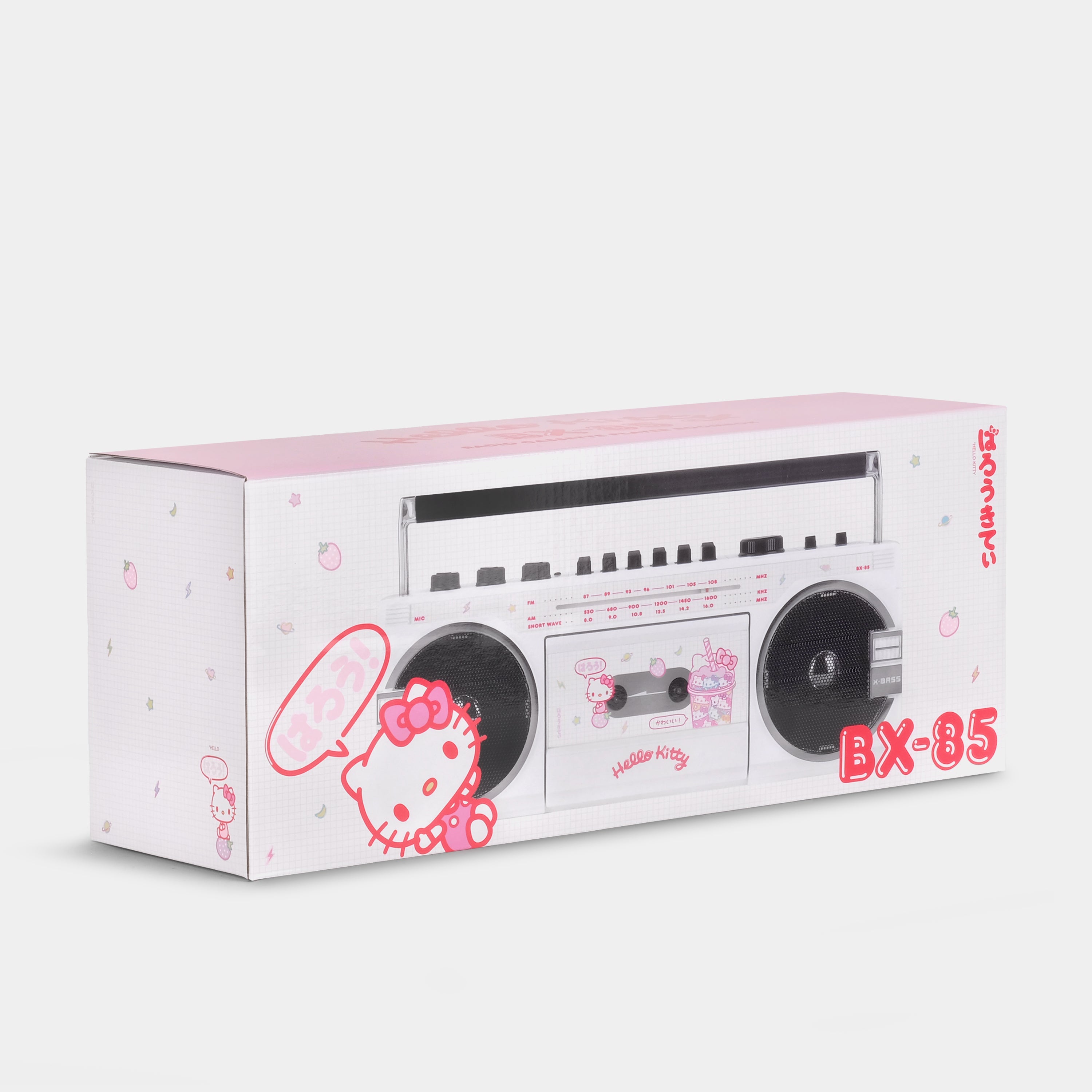 Hello Kitty Strawberry Kawaii Retrospekt BX-85 Cassette Player Boombox