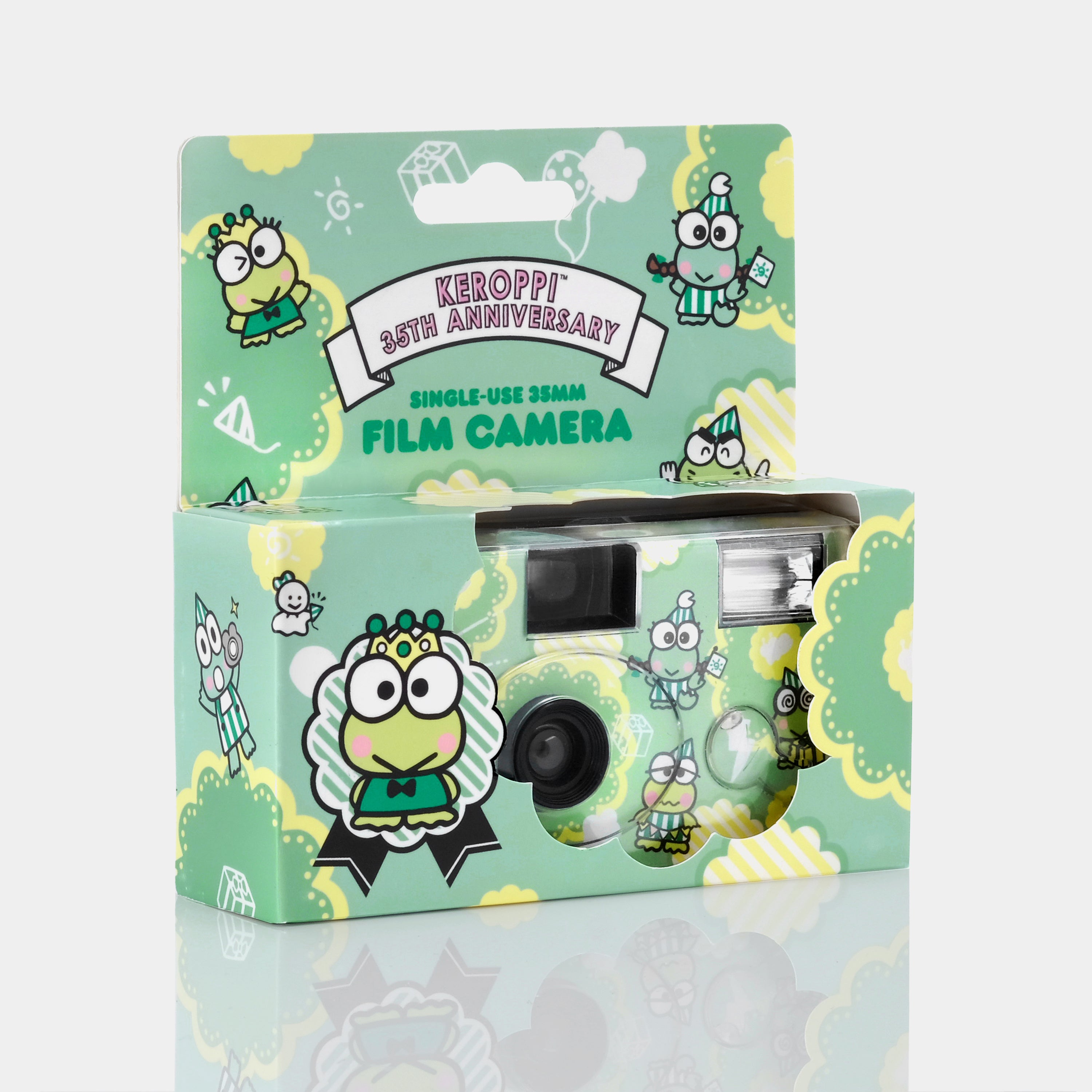 Keroppi Single-Use 35mm Film Camera with Film (27 Exposures)