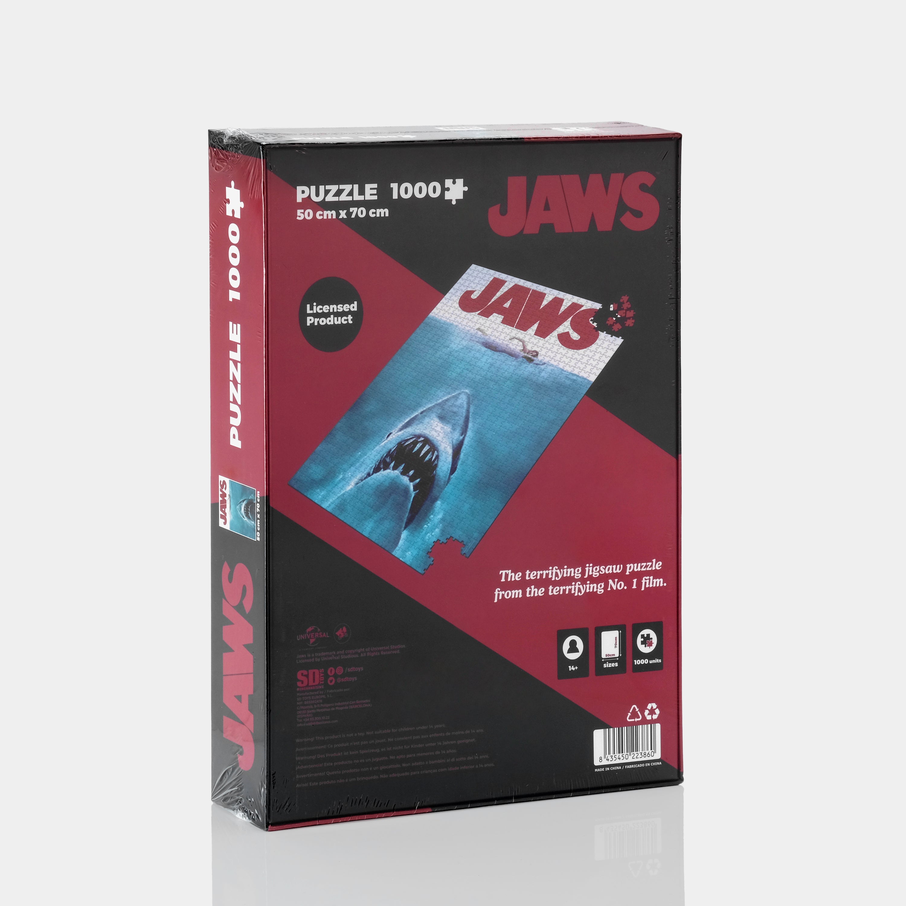 Jaws Movie Poster 1000 Piece Puzzle