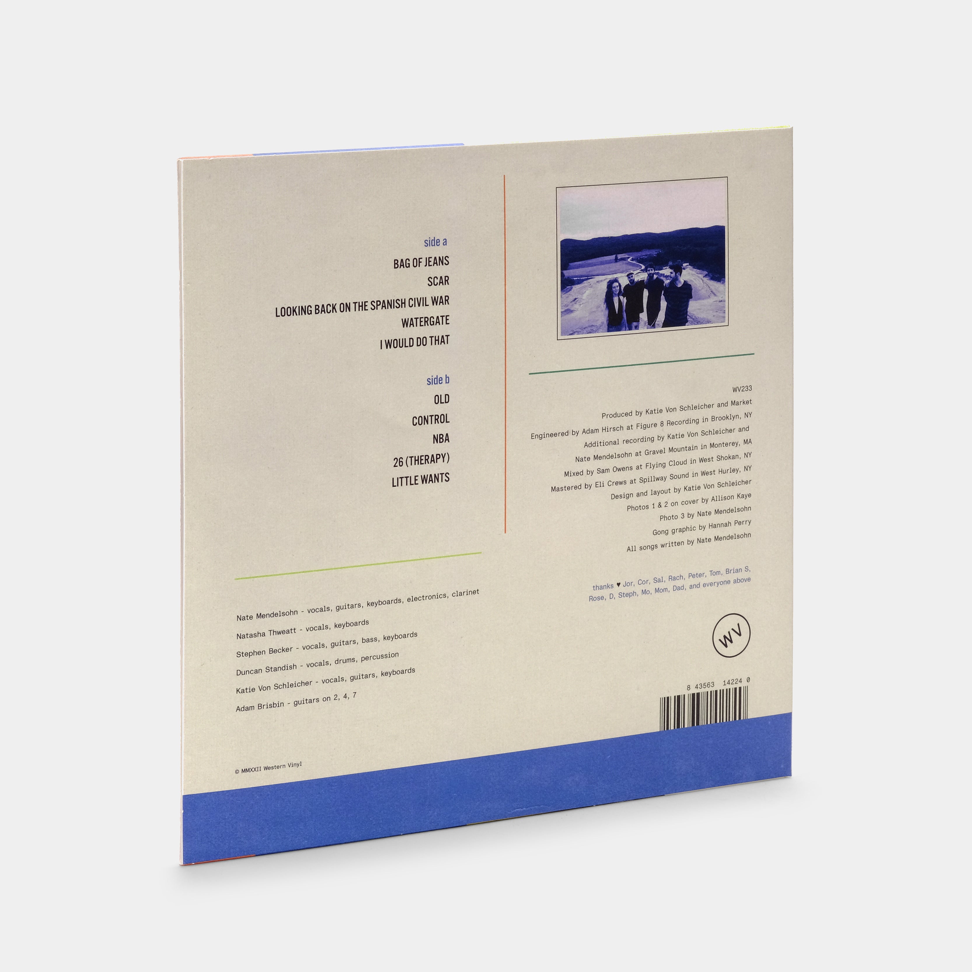 Market - The Consistent Brutal Bullshit Gong LP Transparent Dark Blue Vinyl Record