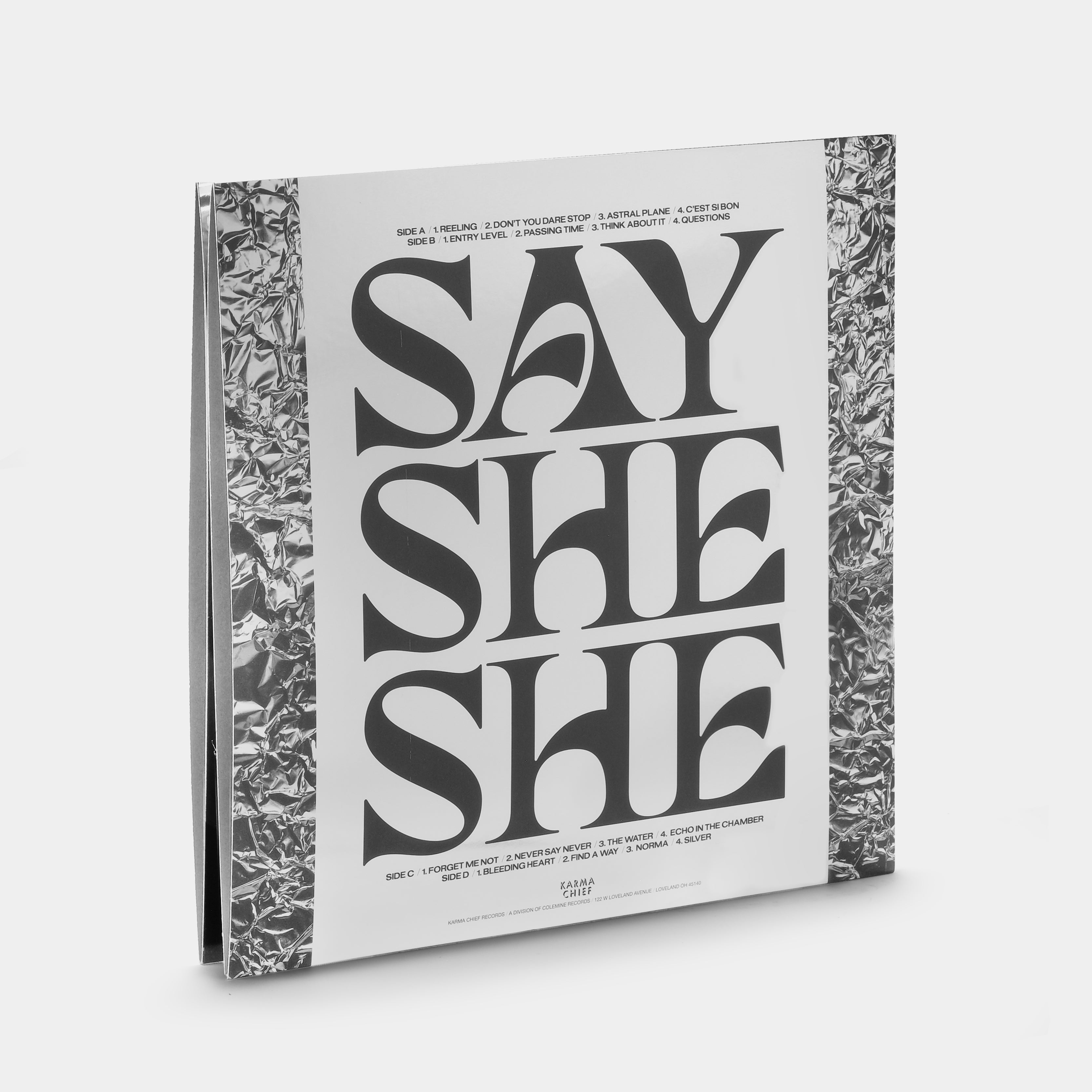 Say She She – Silver 2xLP Transparent Pink Vinyl Record