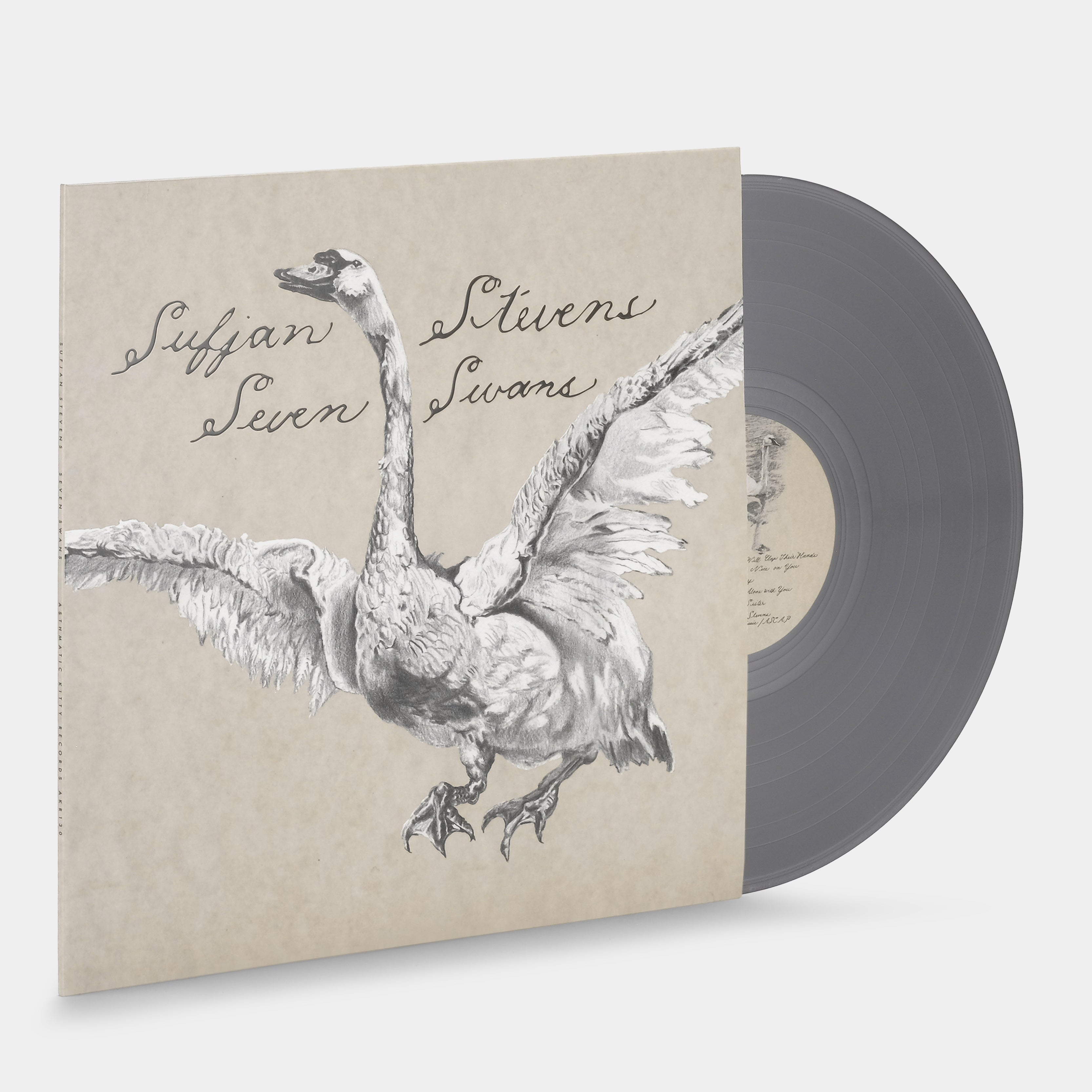 Sufjan Stevens - Seven Swans (20th Anniversary Edition) LP Silver Vinyl Record and Clear Flexi-disc