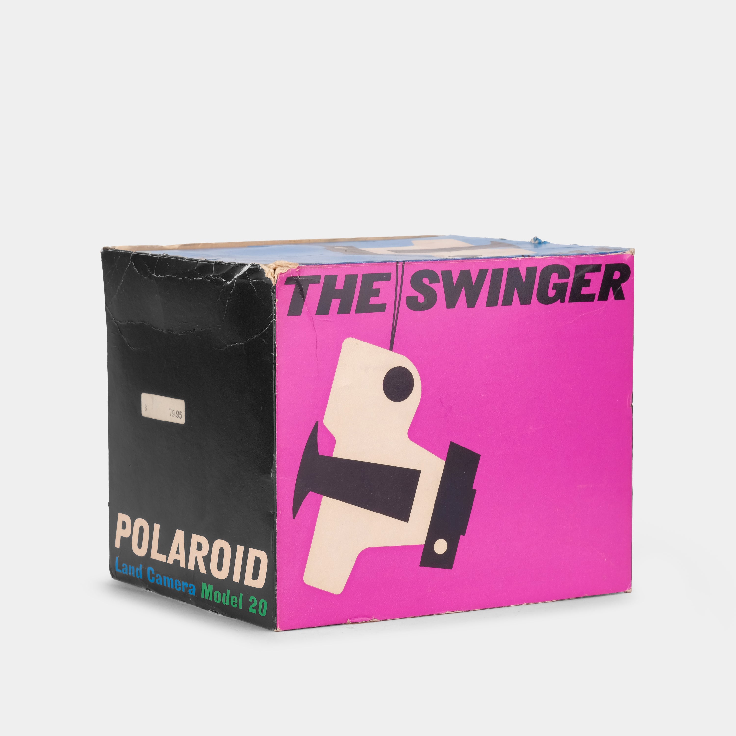 Polaroid Model 20 "The Swinger" Packfilm Land Camera and Original Box