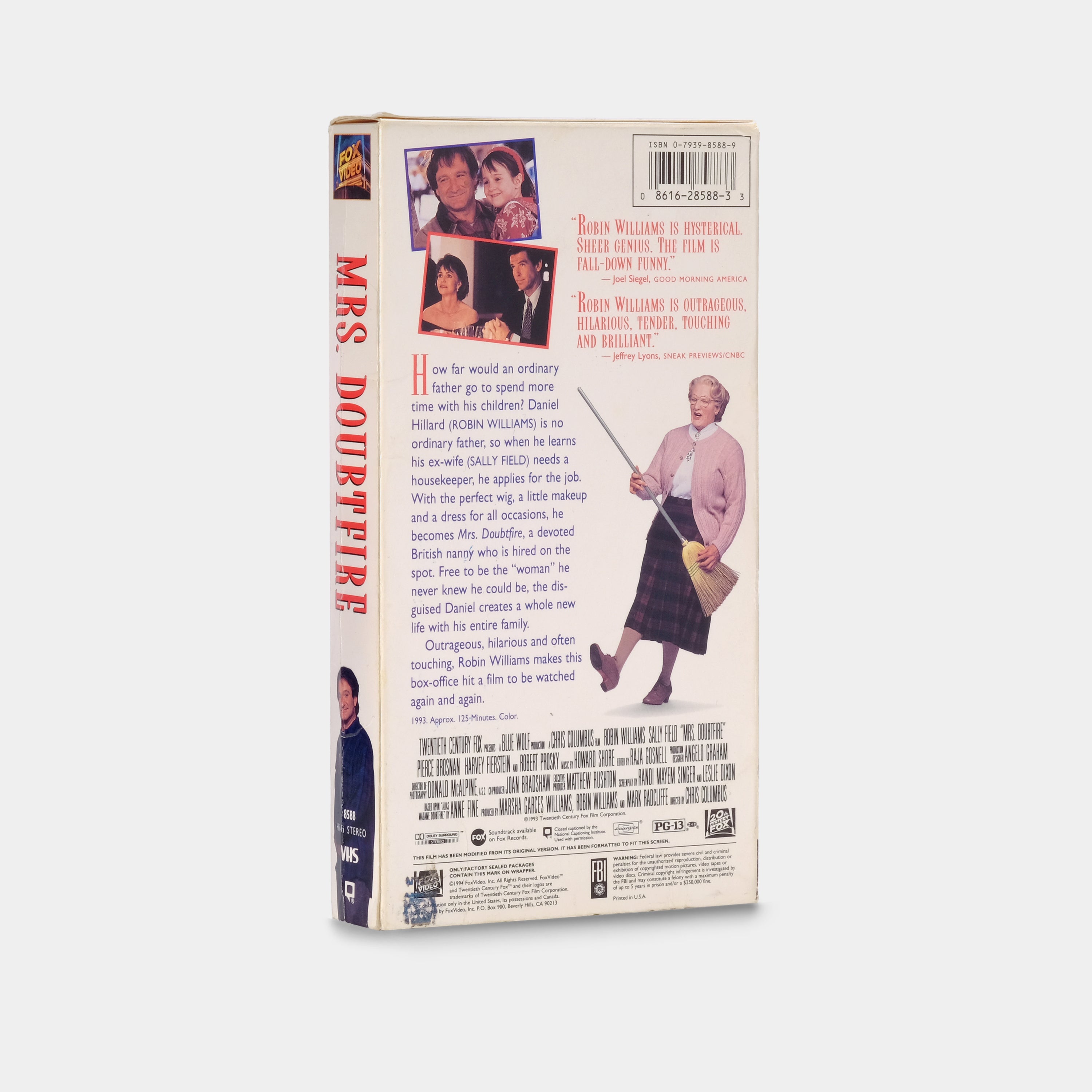 Mrs. Doubtfire VHS Tape