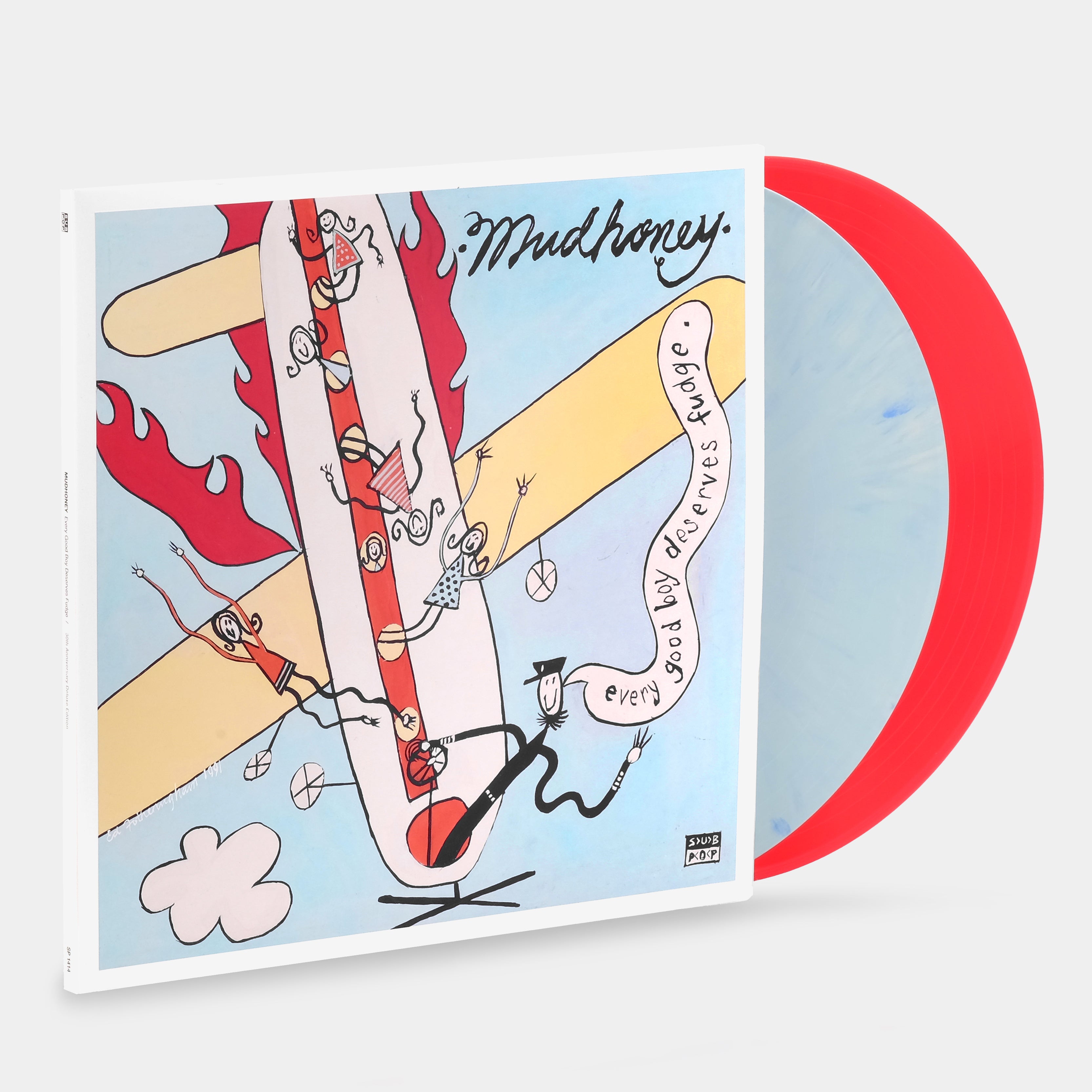 Mudhoney - Every Good Boy Deserves Fudge 2xLP Blue & Red Vinyl Record