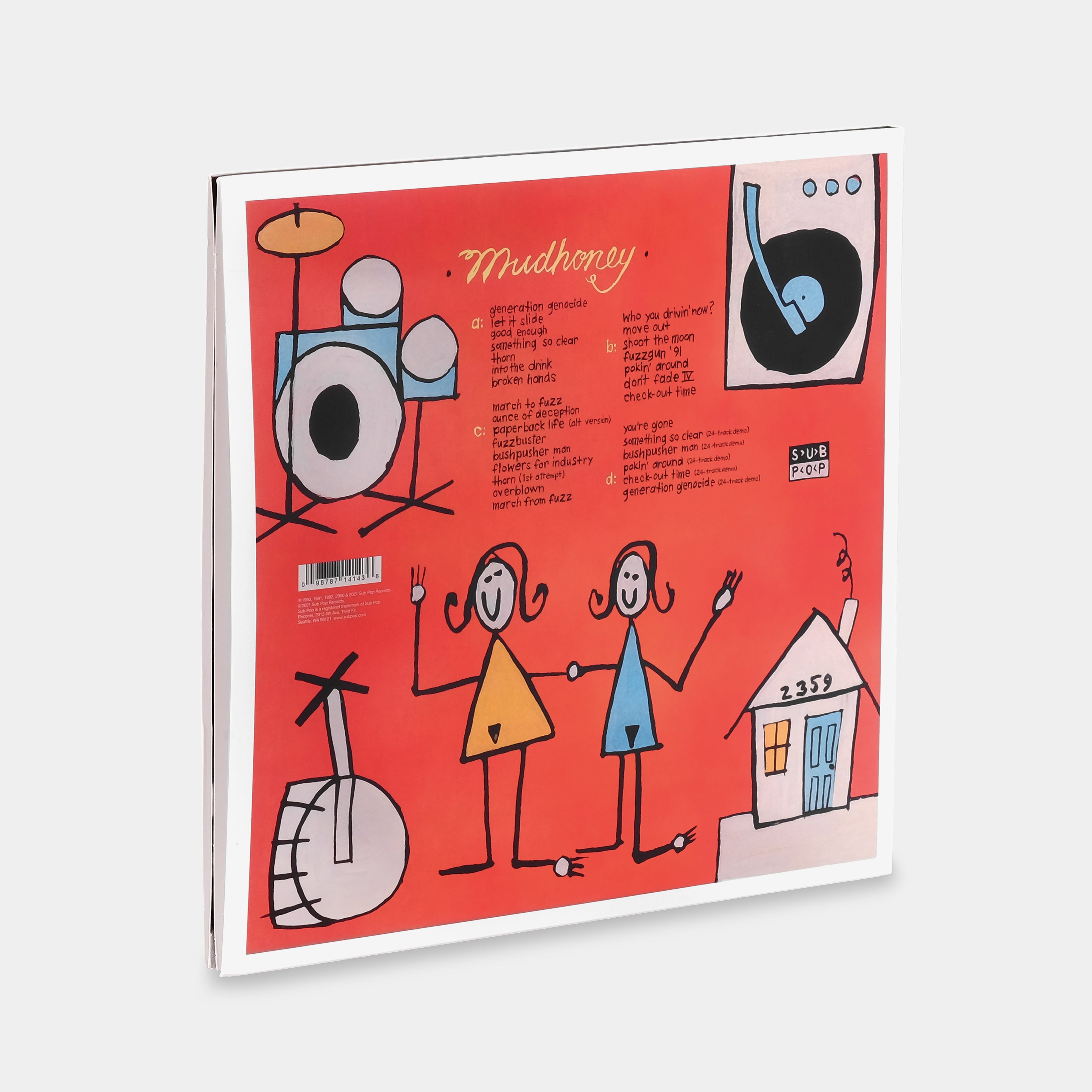 Mudhoney - Every Good Boy Deserves Fudge 2xLP Blue & Red Vinyl Record