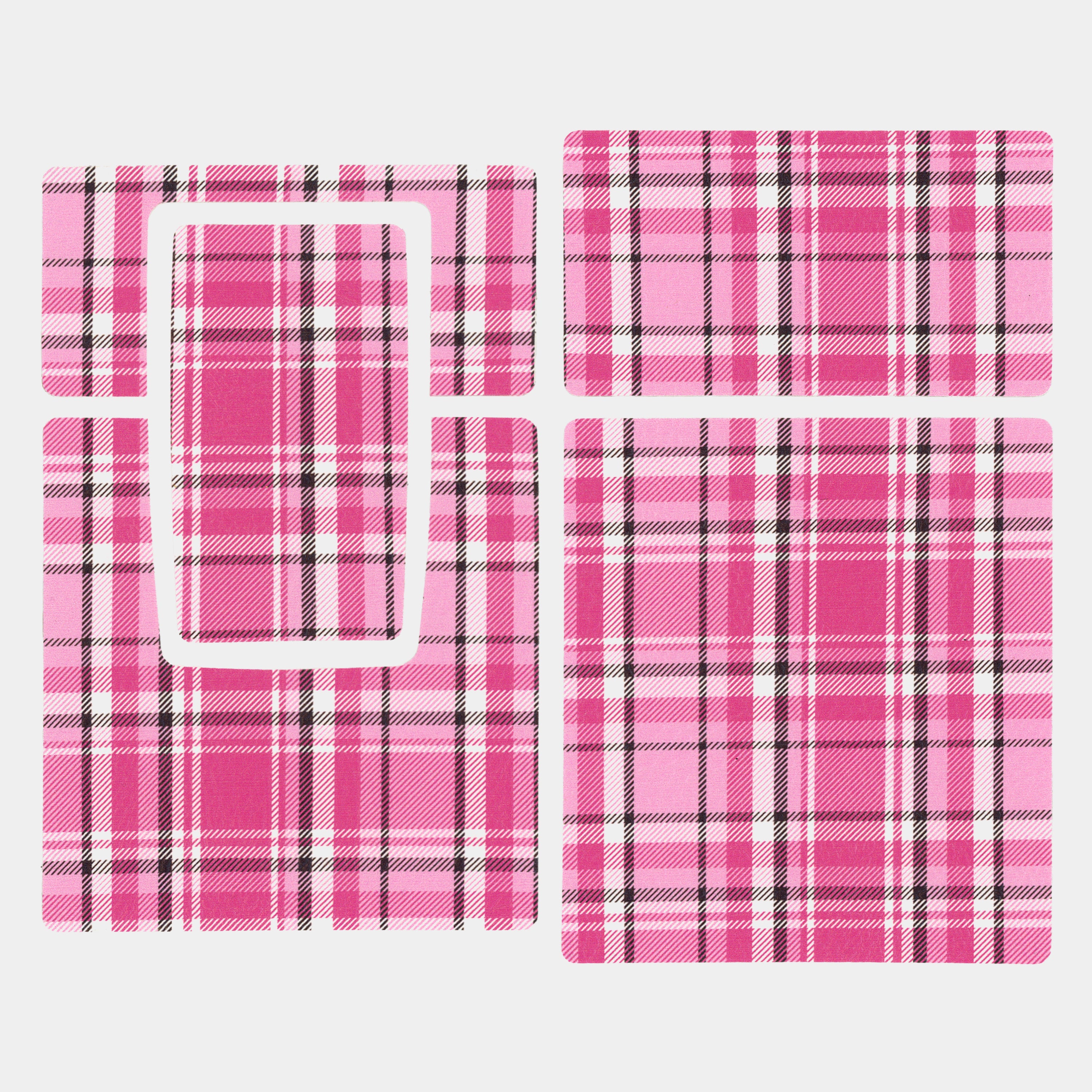 SX-70/SLR-680 Pink Plaid Vegan Leather Camera Skins