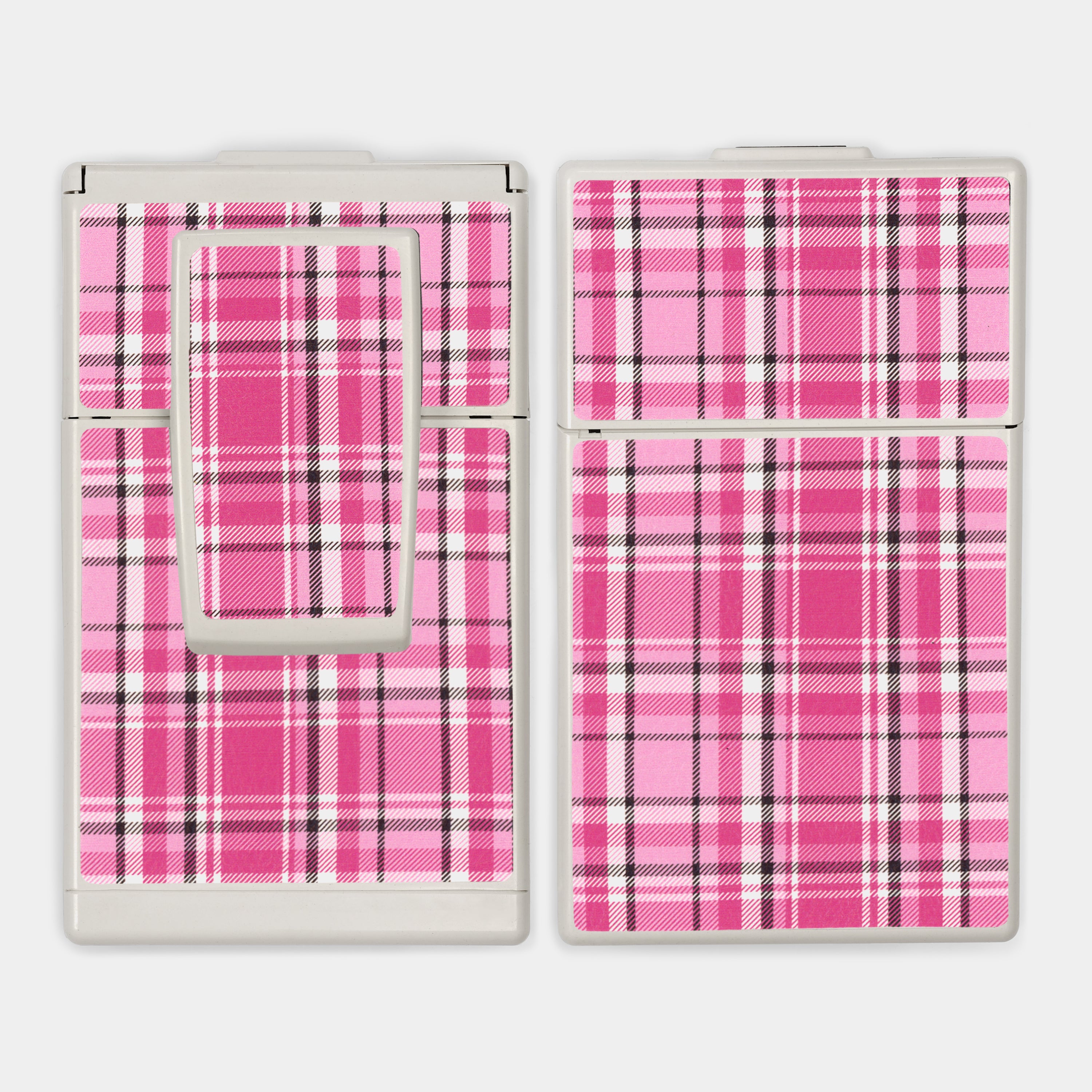 SX-70/SLR-680 Pink Plaid Vegan Leather Camera Skins