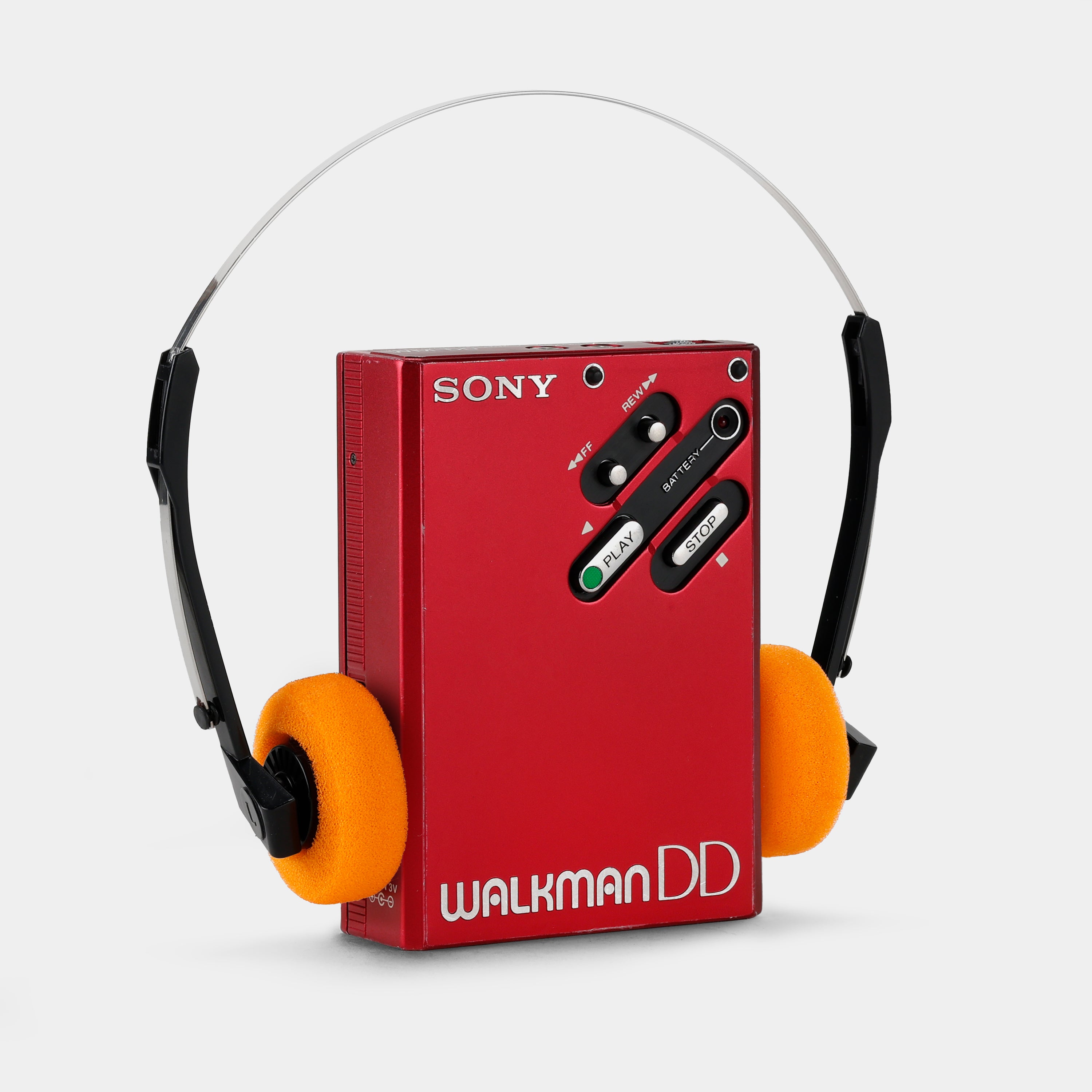 Sony Walkman WM-DD Red Portable Cassette Player