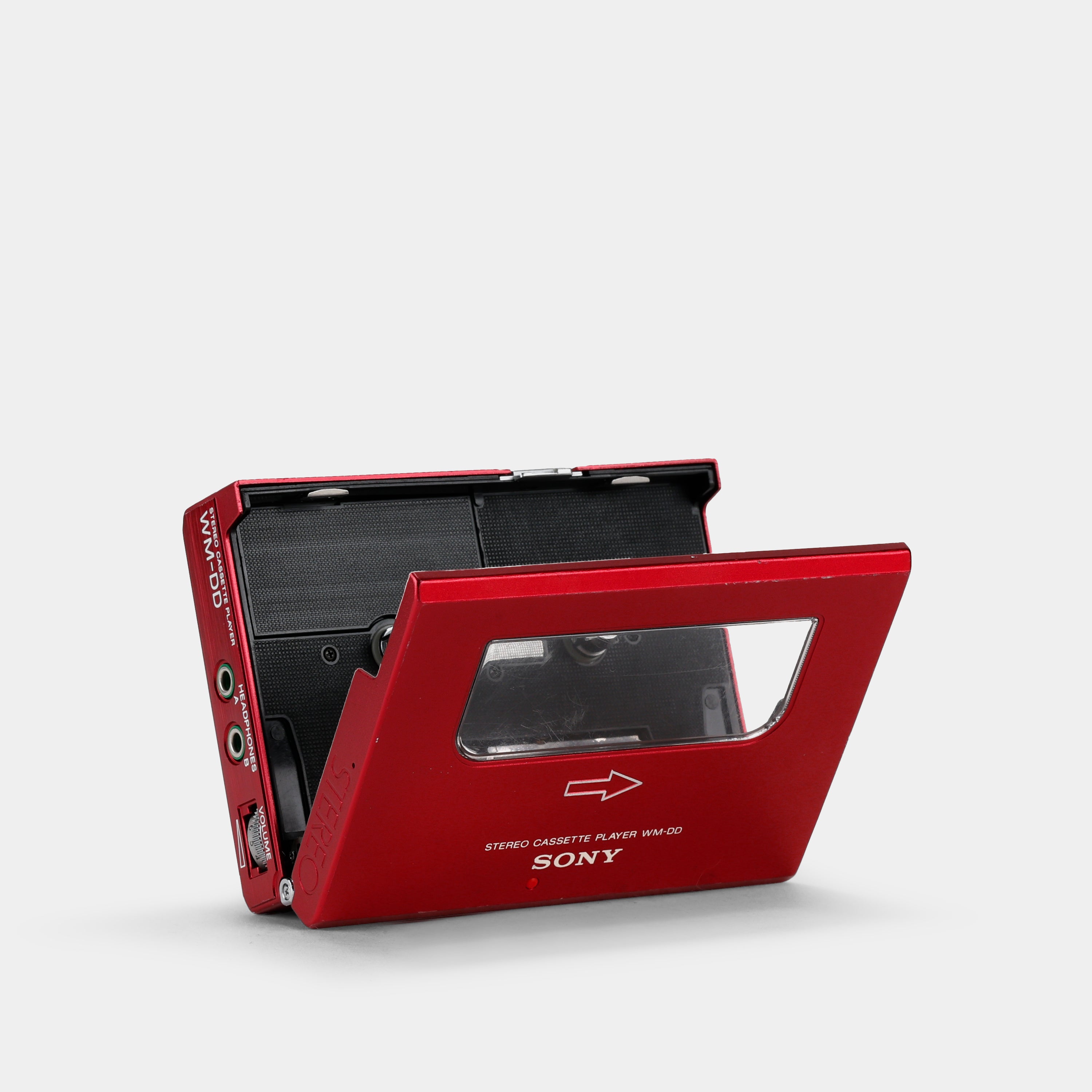 Sony Walkman WM-DD Red Portable Cassette Player