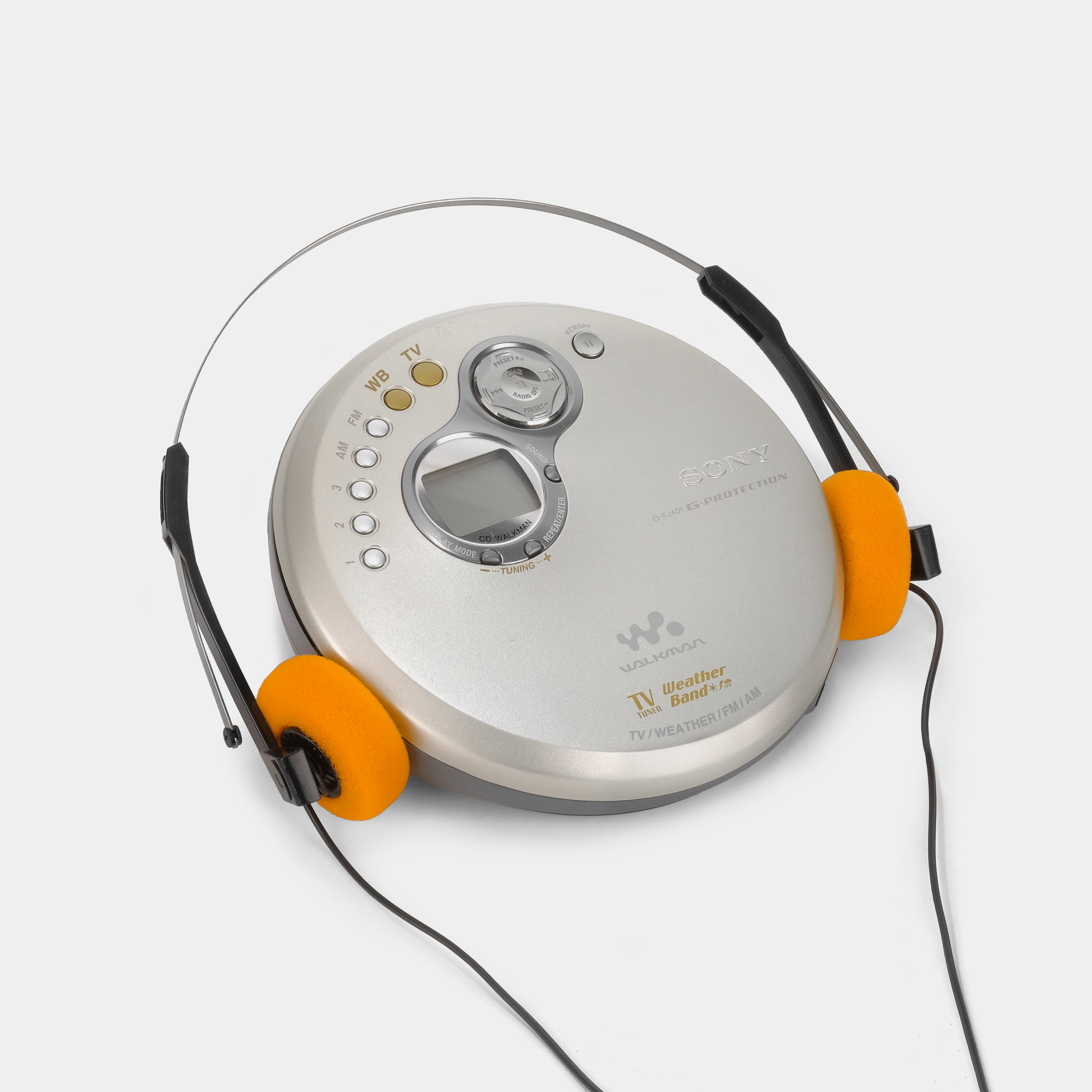 Sony Walkman G-Protection D-FJ401 Portable CD Player