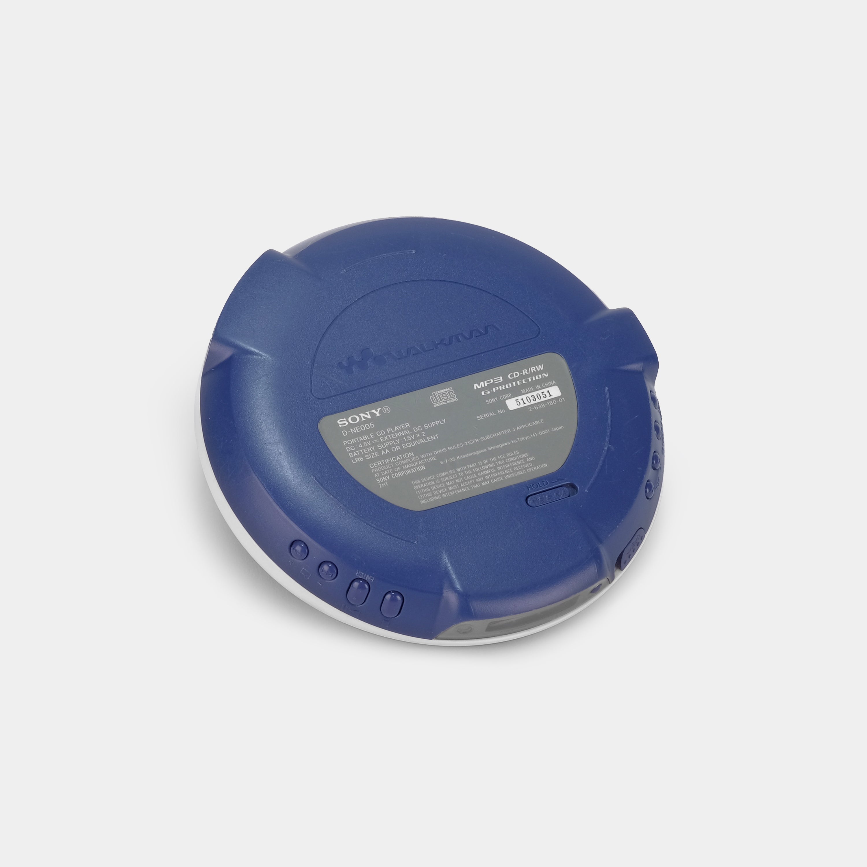 Sony Walkman D-NE005 Navy Blue Portable CD Player