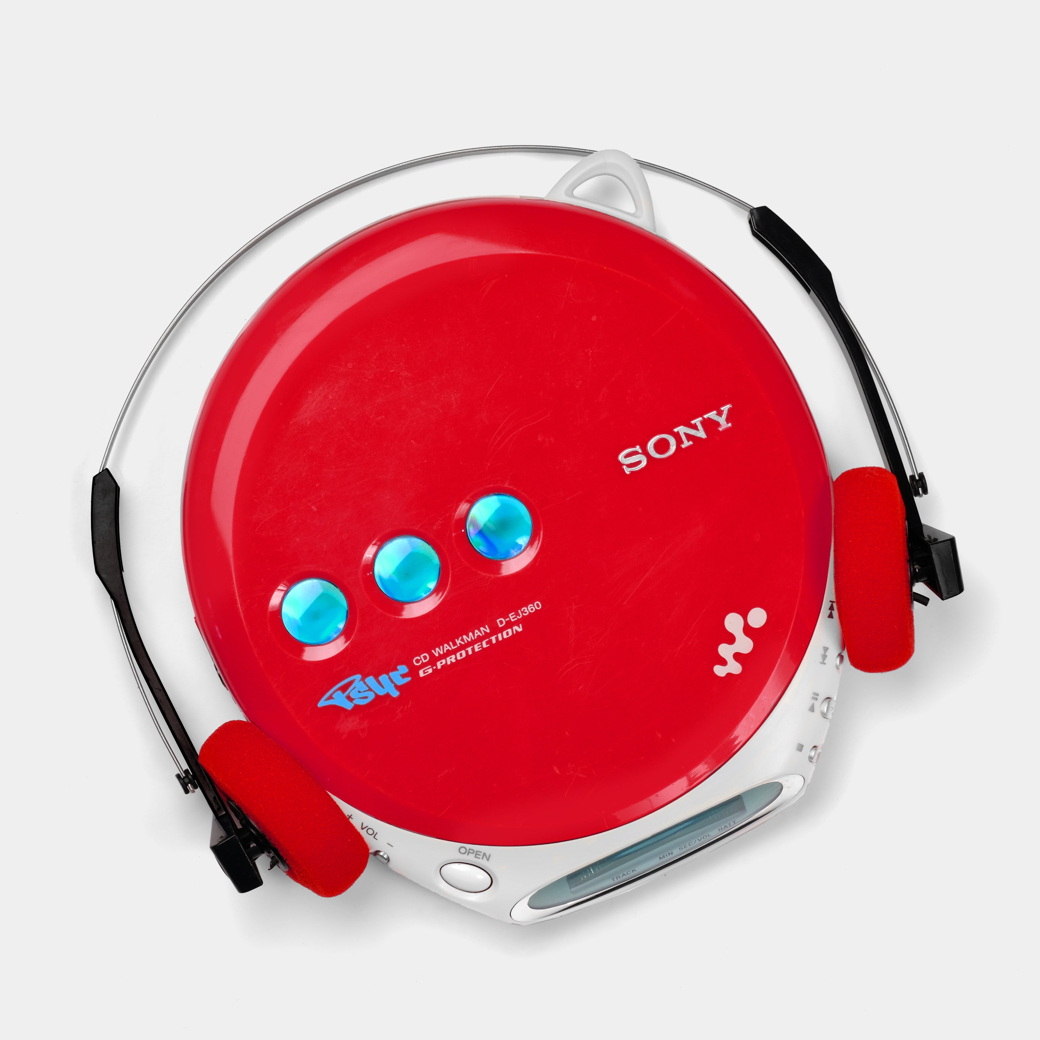 Sony Psyc D-EJ360 Red Portable CD Player