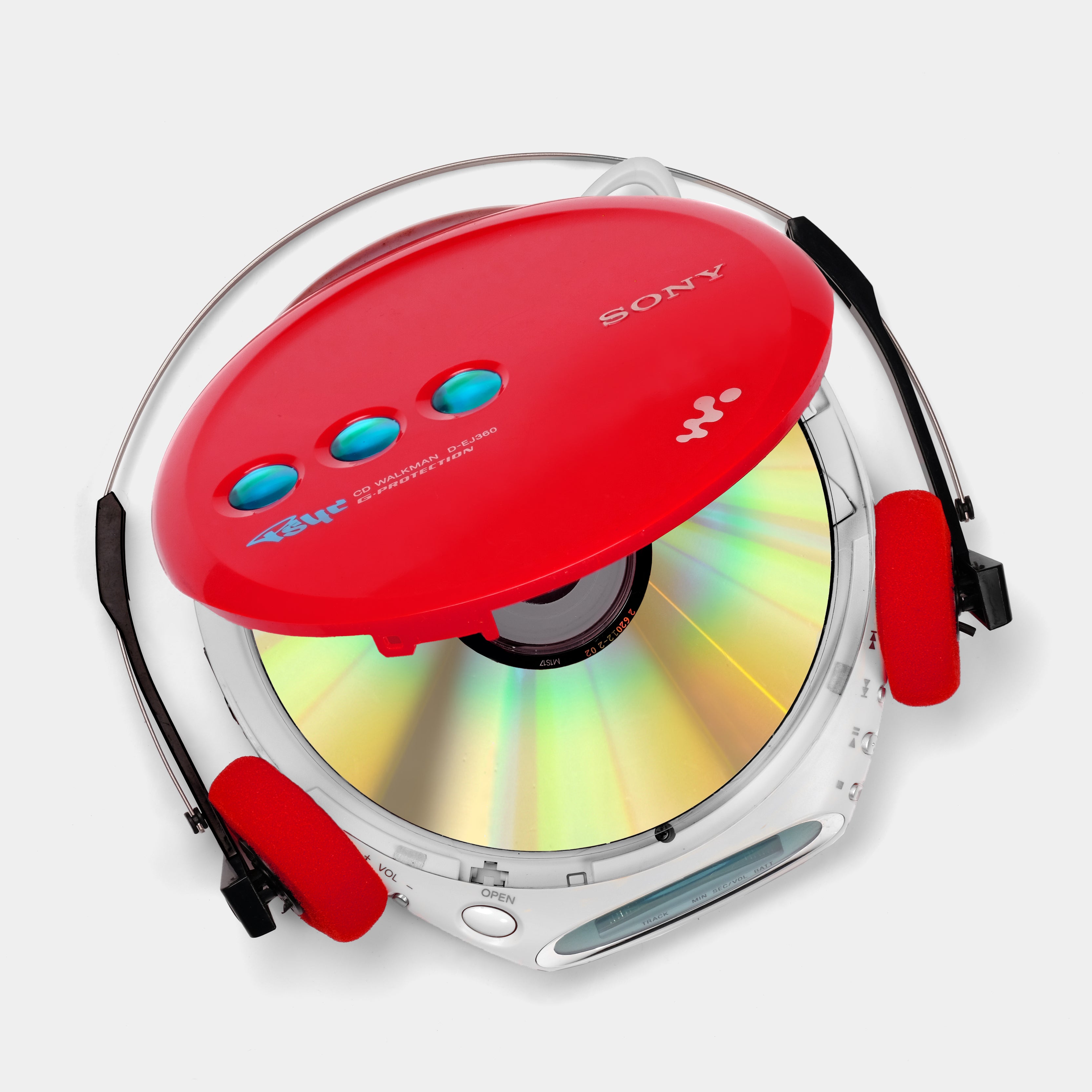 Sony Psyc D-EJ360 Red Portable CD Player