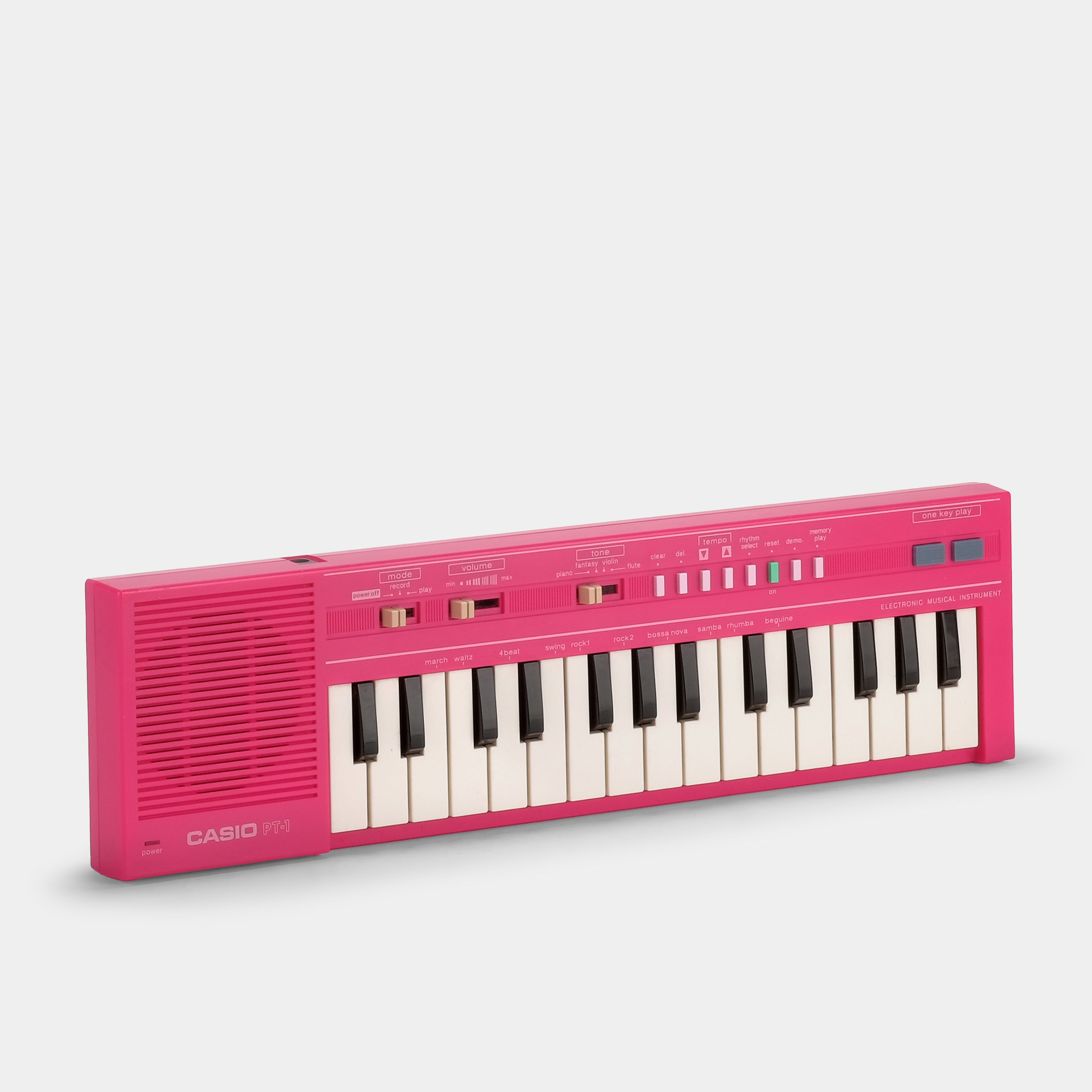 Casio PT-1 Pink 29-Key Mini Synthesizer Keyboard