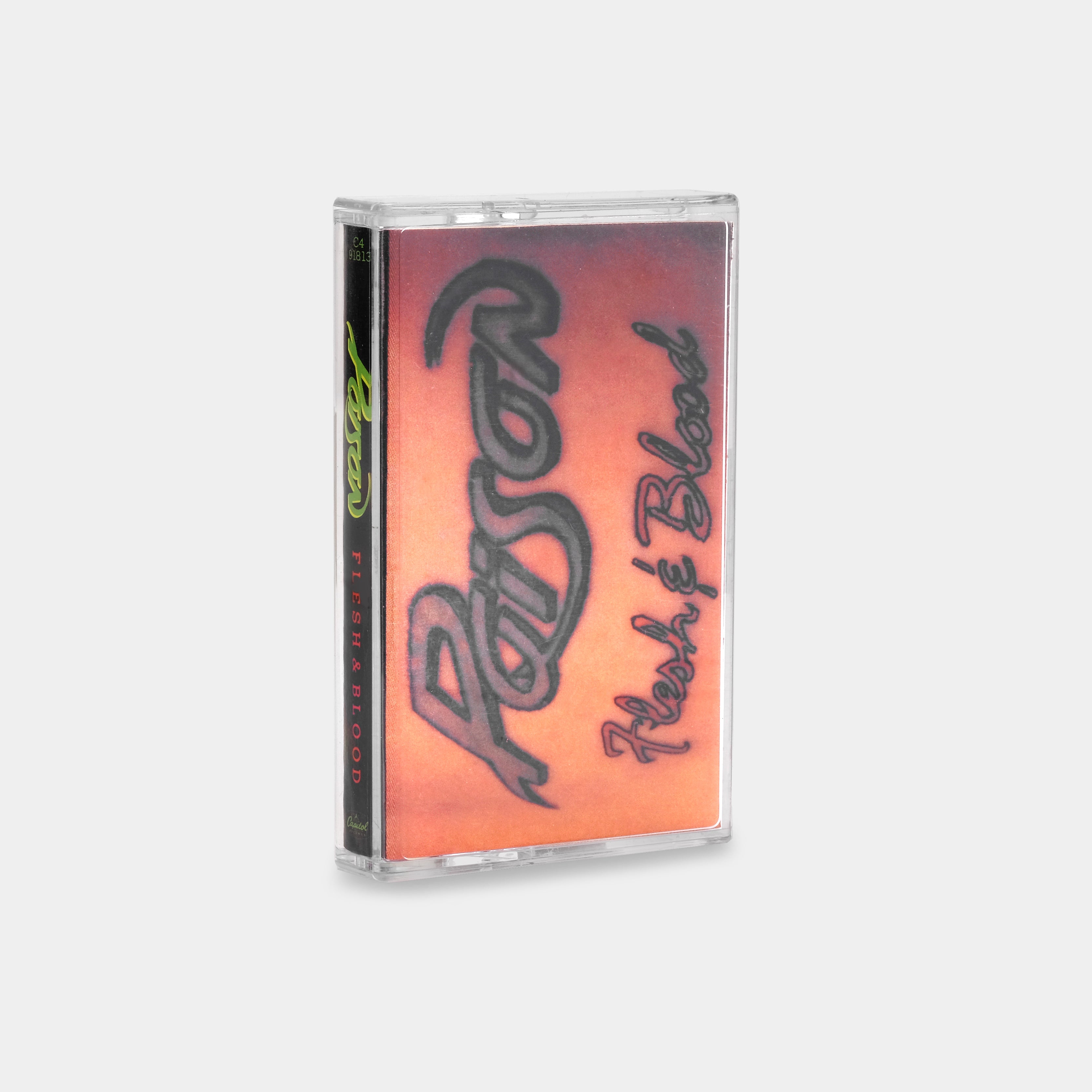 Poison - Flesh & Blood Cassette Tape