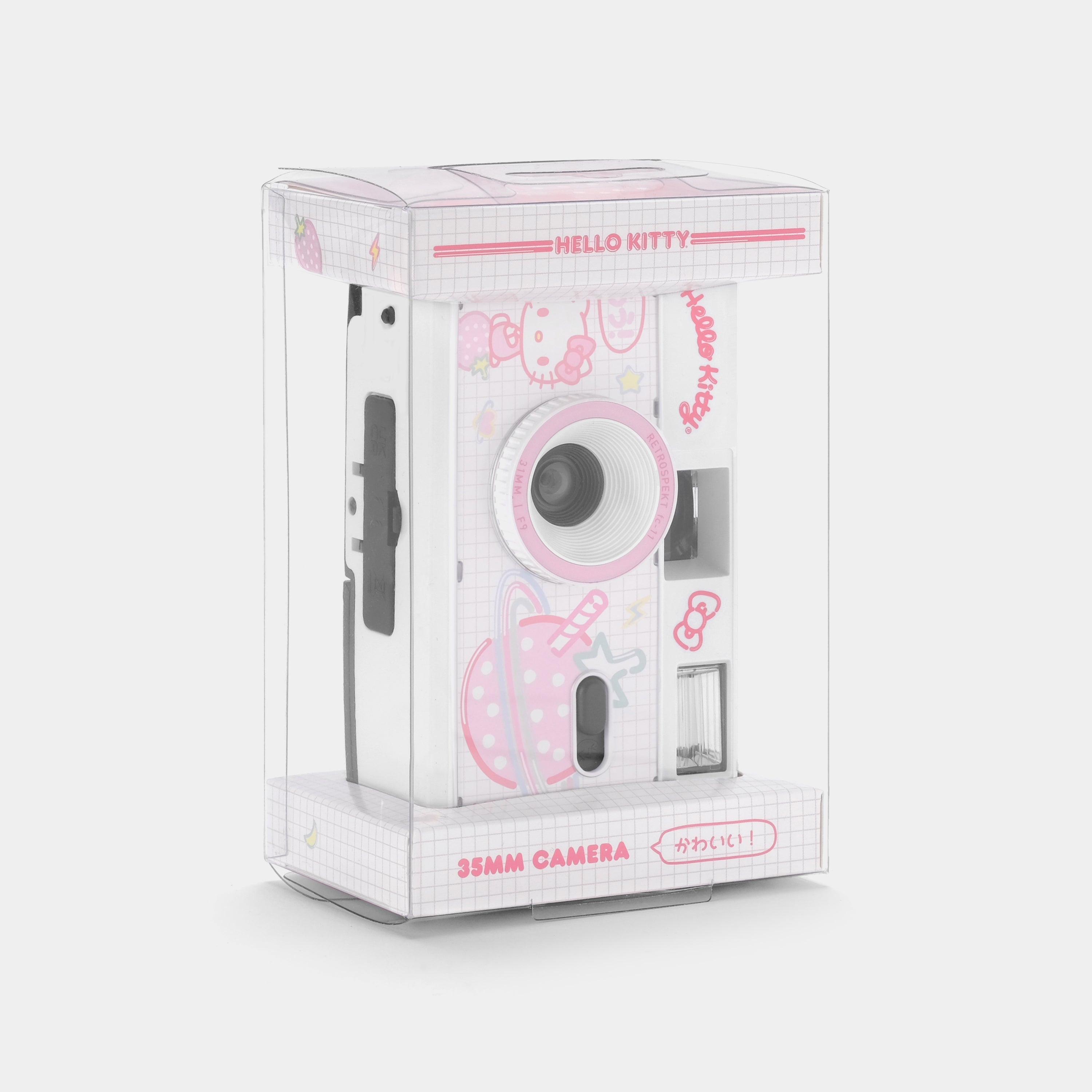 Hello Kitty Strawberry Kawaii Planet FC-11 35mm Film Camera