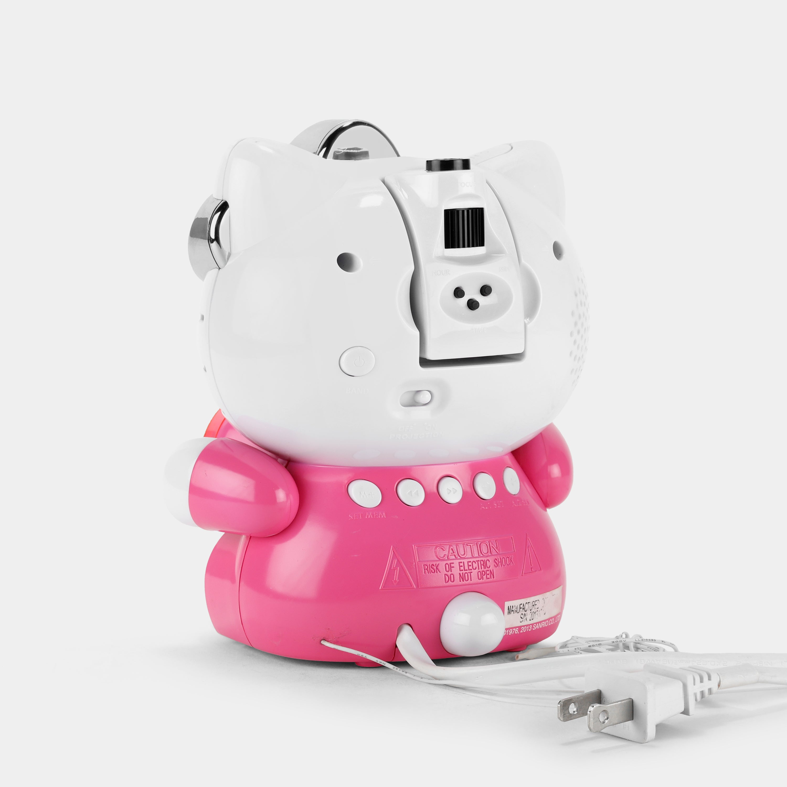 Hello Kitty KT2064P Heart Alarm Clock Projector