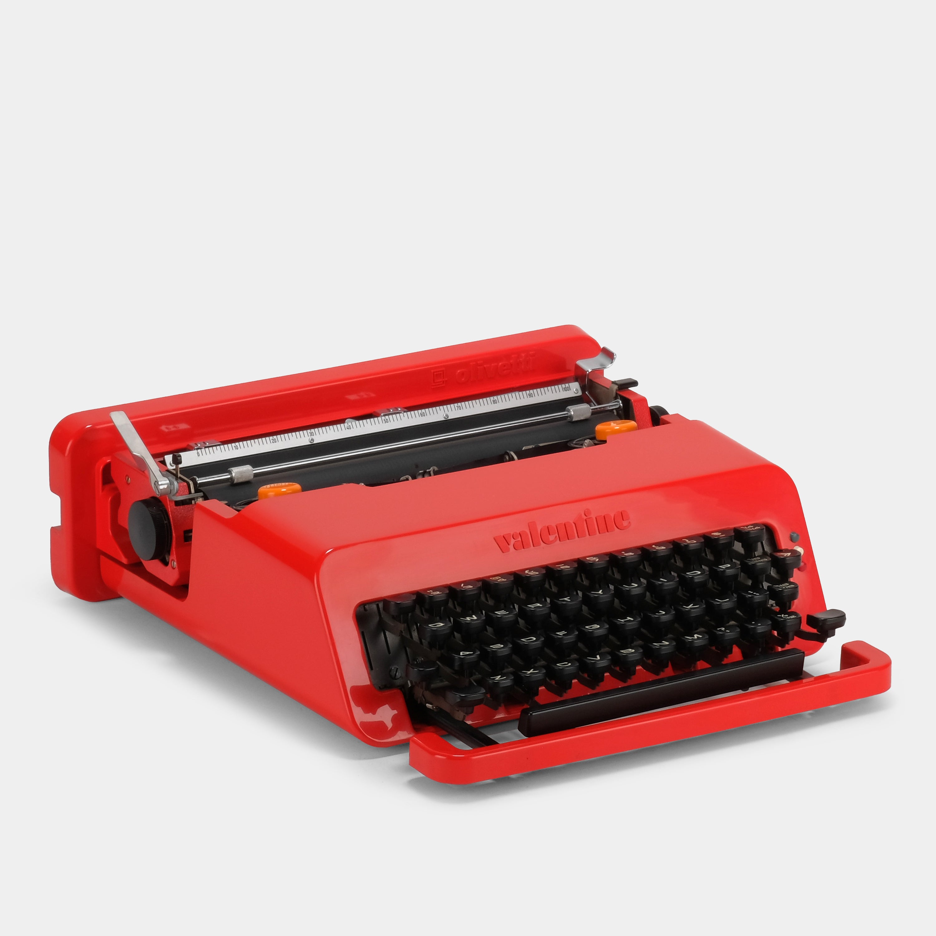 Olivetti Valentine Red Manual Typewriter and Case
