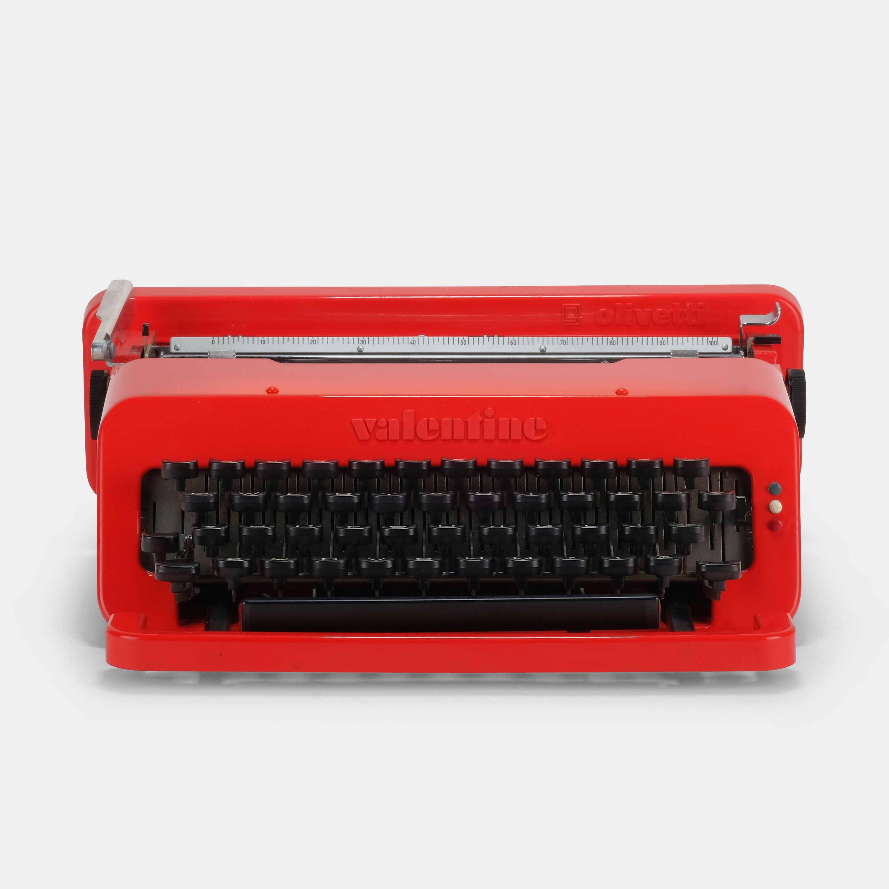 Olivetti Valentine Red Manual Typewriter and Case