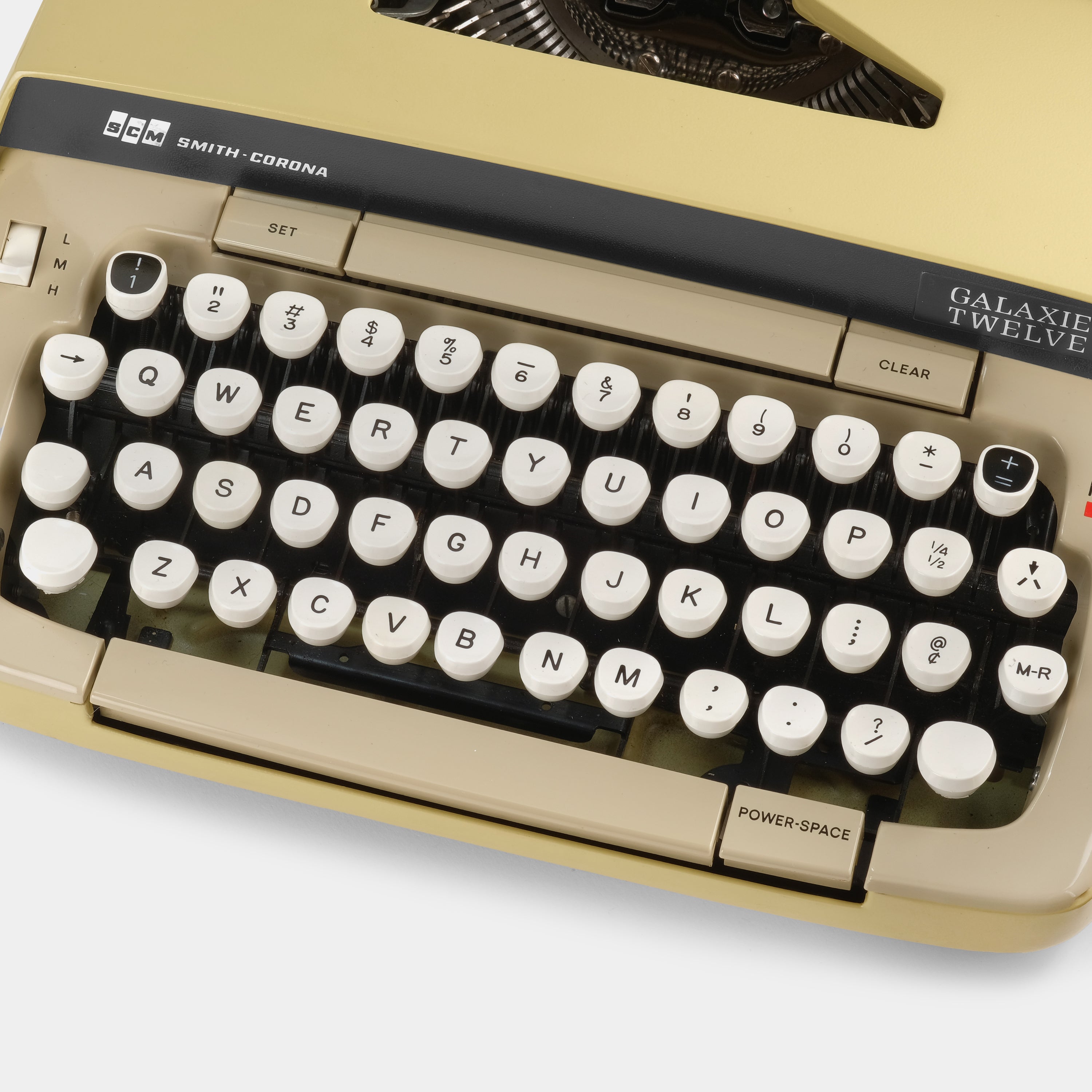 Smith-Corona Galaxie XII Mustard Yellow Manual Typewriter