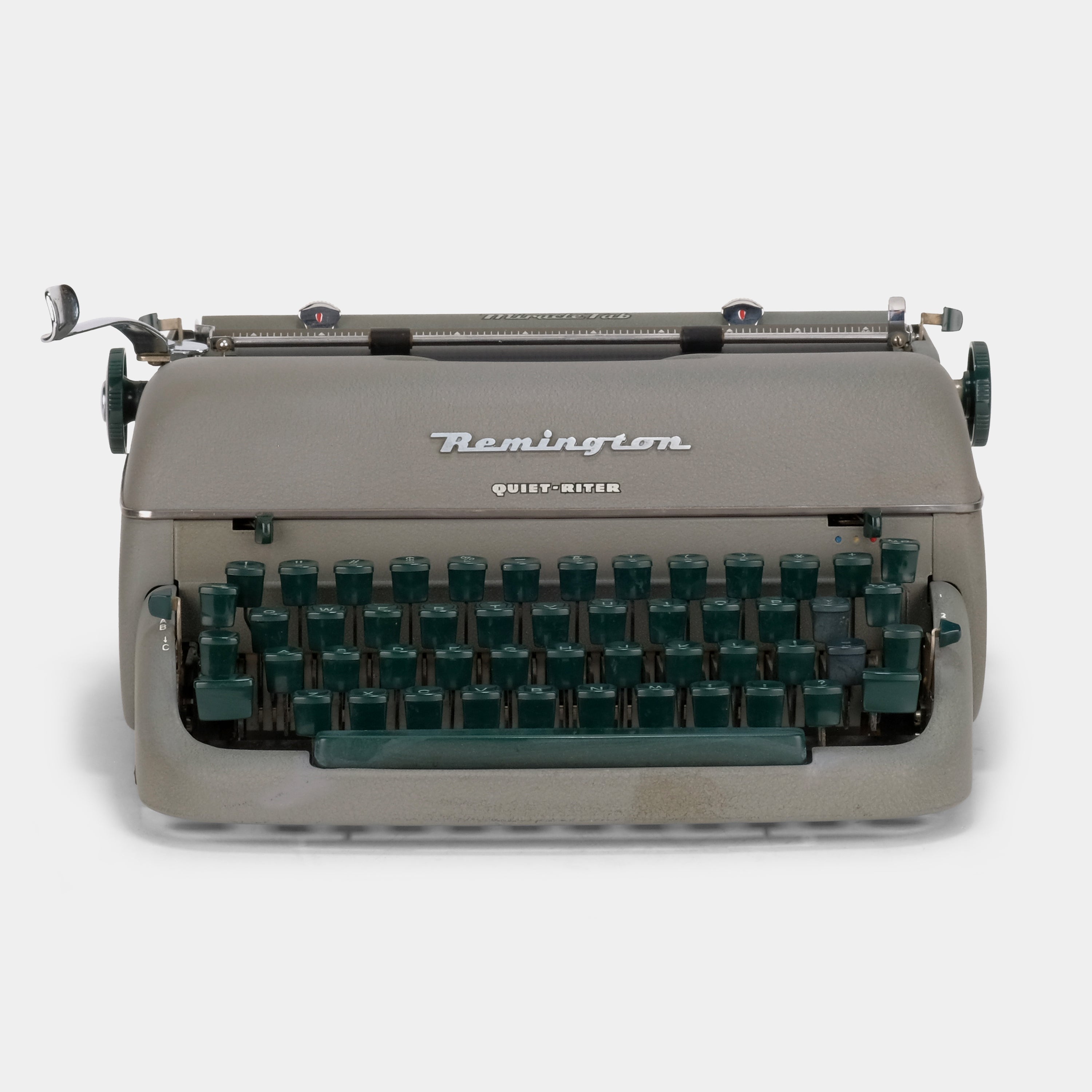 Remington Quiet-Riter Grey Manual Typewriter and Case